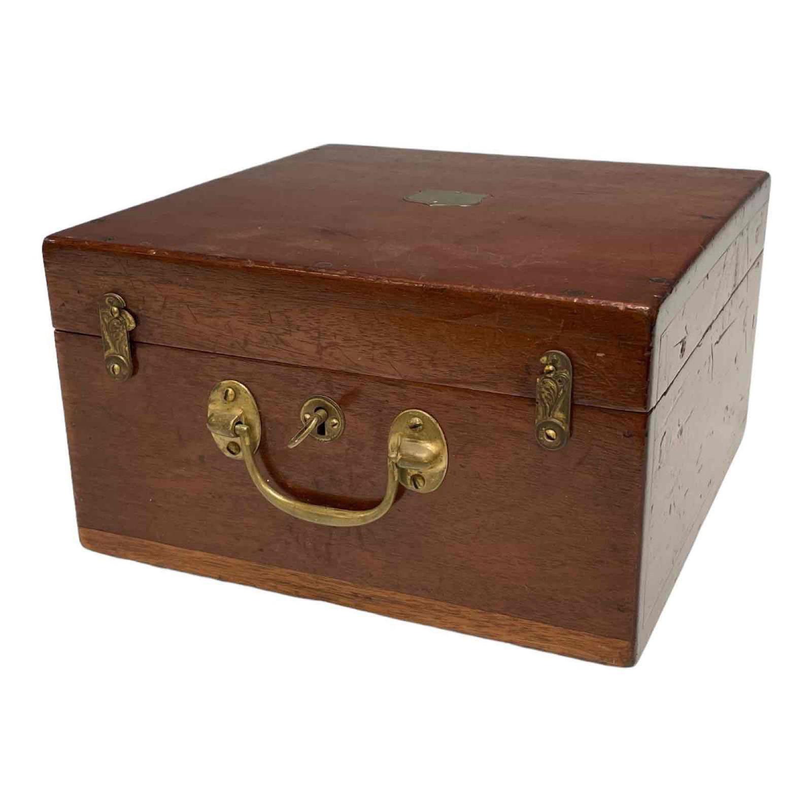Antique English Mahogany Gentleman's Box (1 of 18)