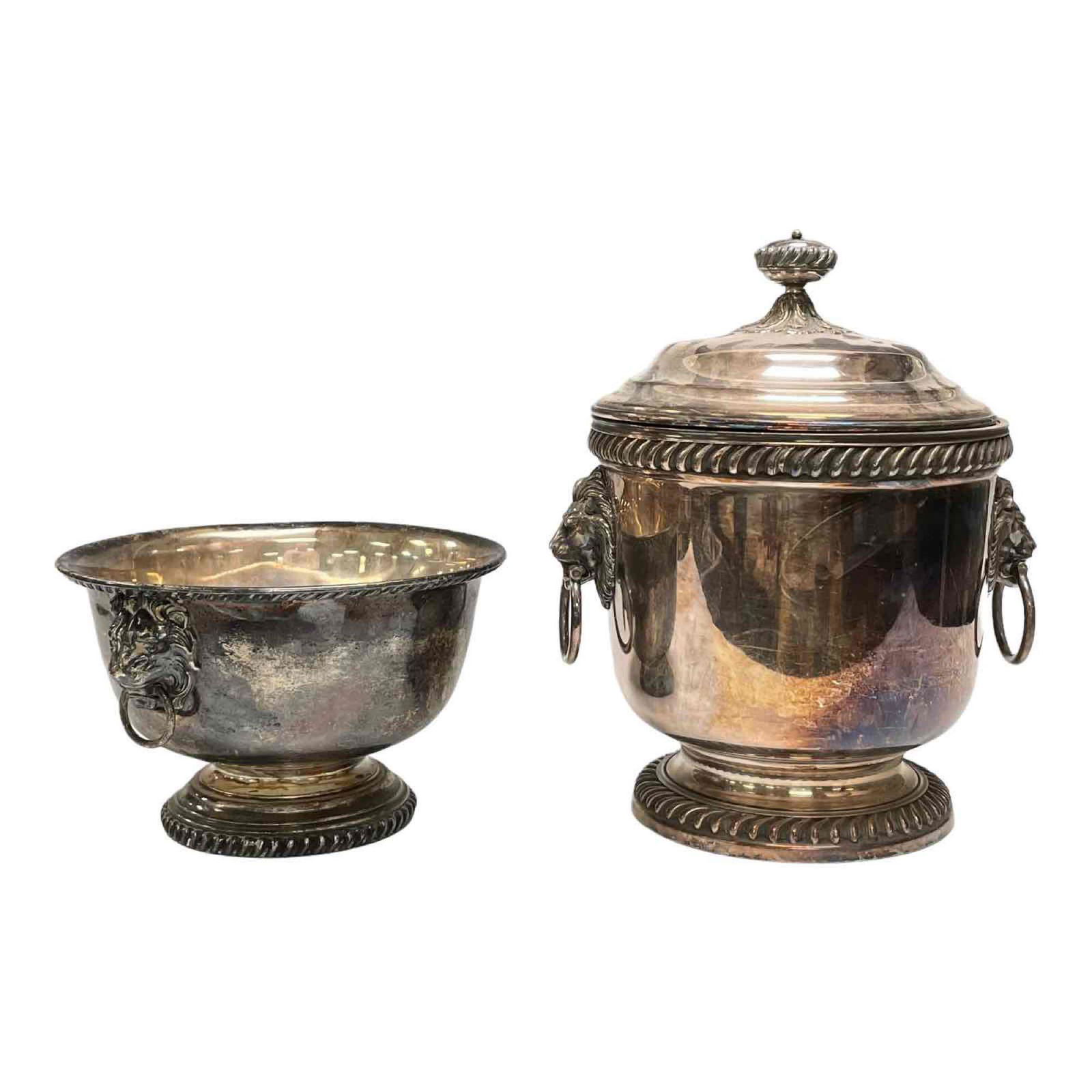 ORCHESIS CLUB 1936 and Lidded Ice Buckets with Lion Heads (1 of 19)