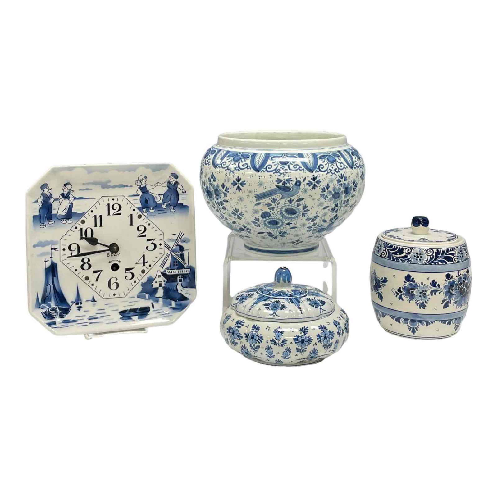 Group of DELFT Blue and White Dutch Porcelains (1 of 20)