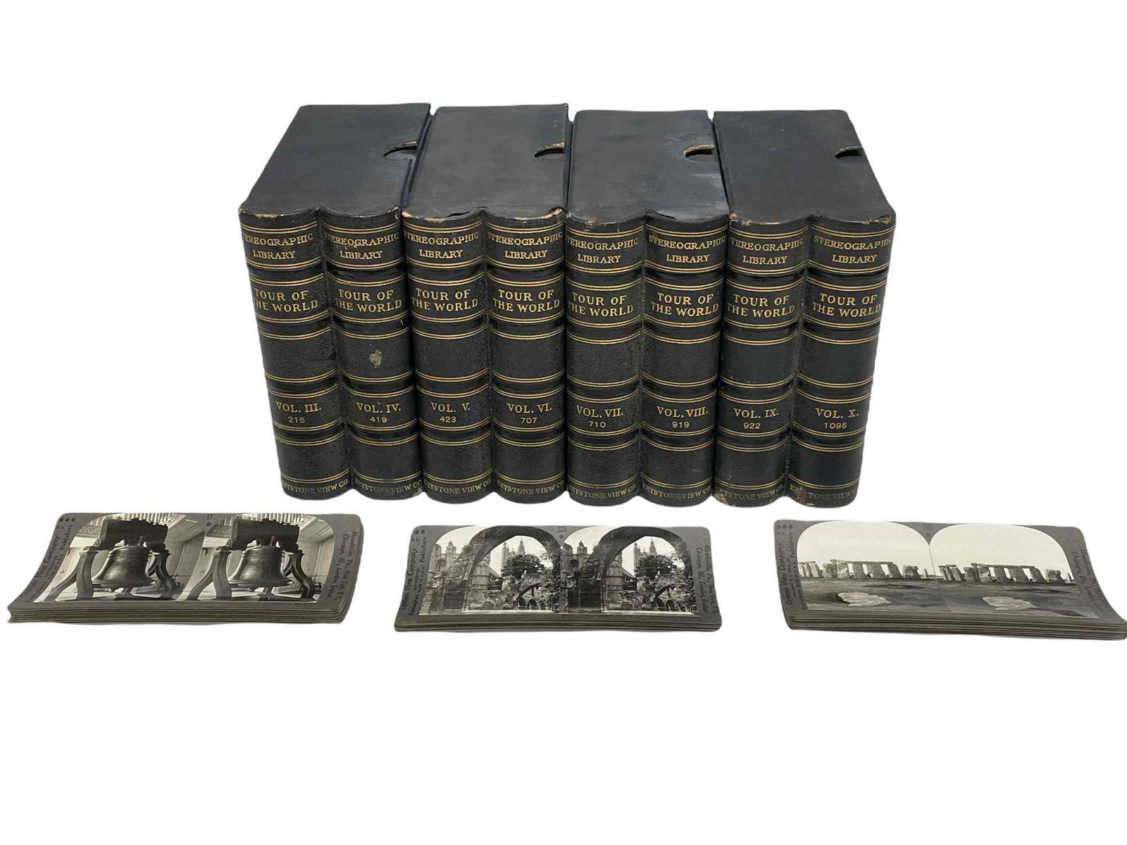 KEYSTONE VIEW CO STEREO-GRAPHIC LIBRARY 8 VOL of CARDS (1 of 20)