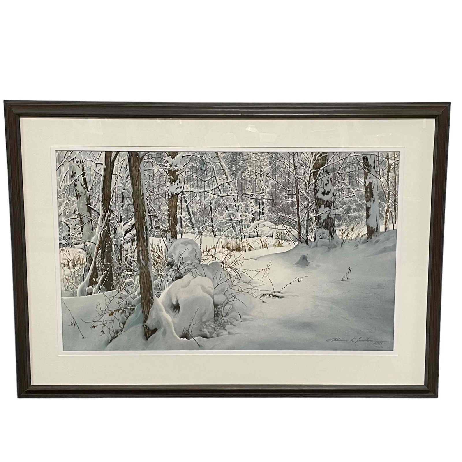 Florian Lawton (American, 1921-2011) Natures Fist Touch Waterclolor (1 of 16)