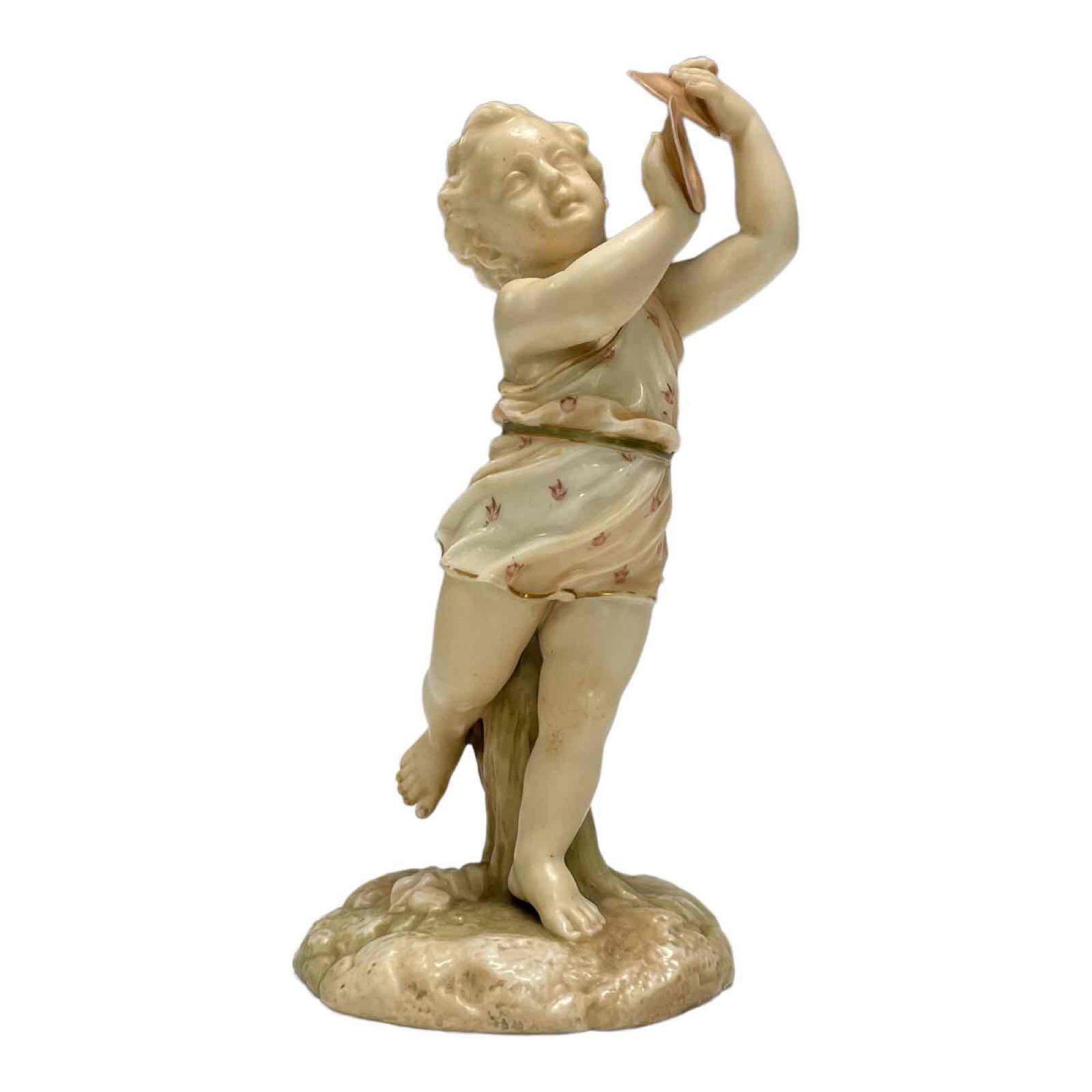Royal Worcester Cherub Figural Statue (1 of 11)