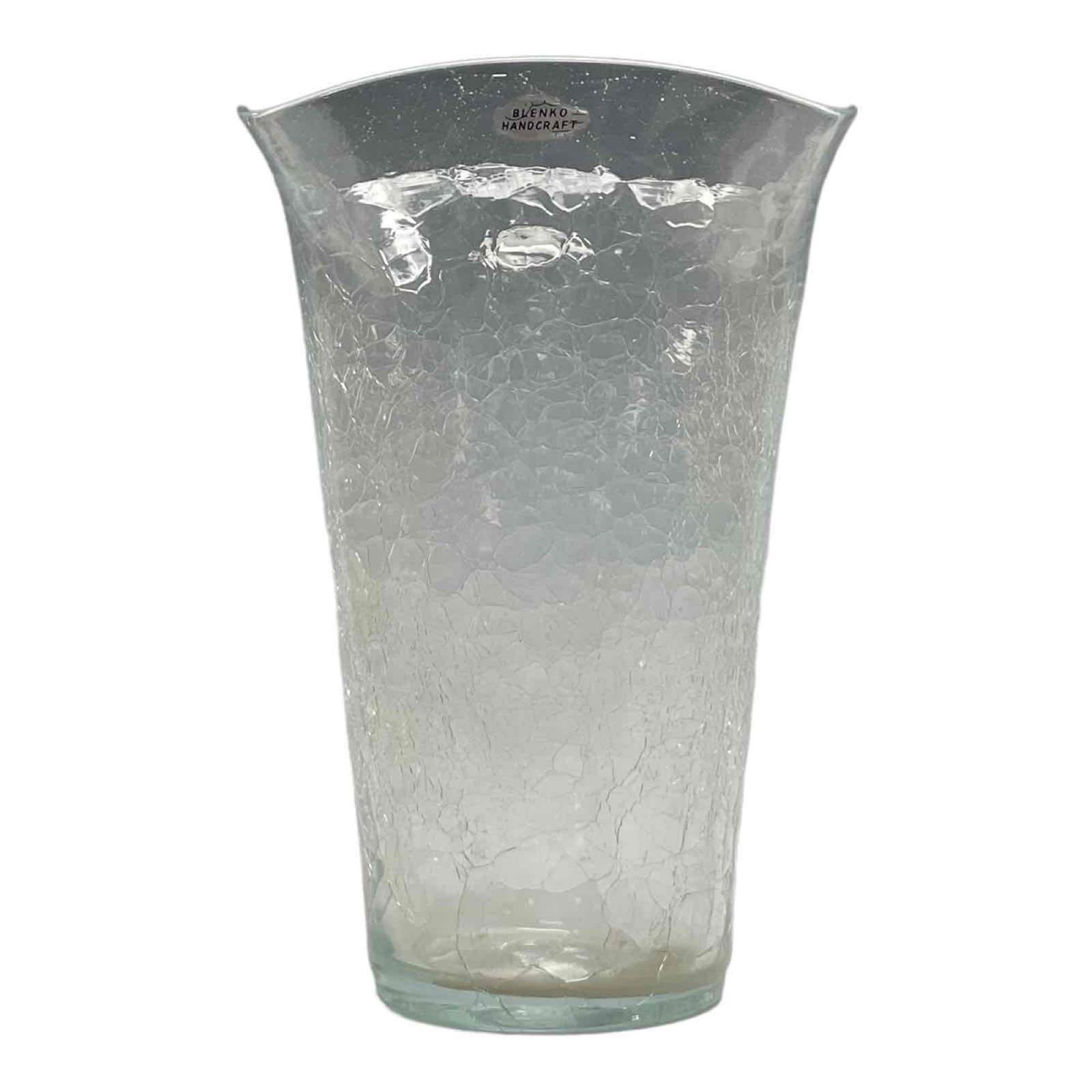 BLENKO HANDCRAFT Crackle Vase (1 of 11)