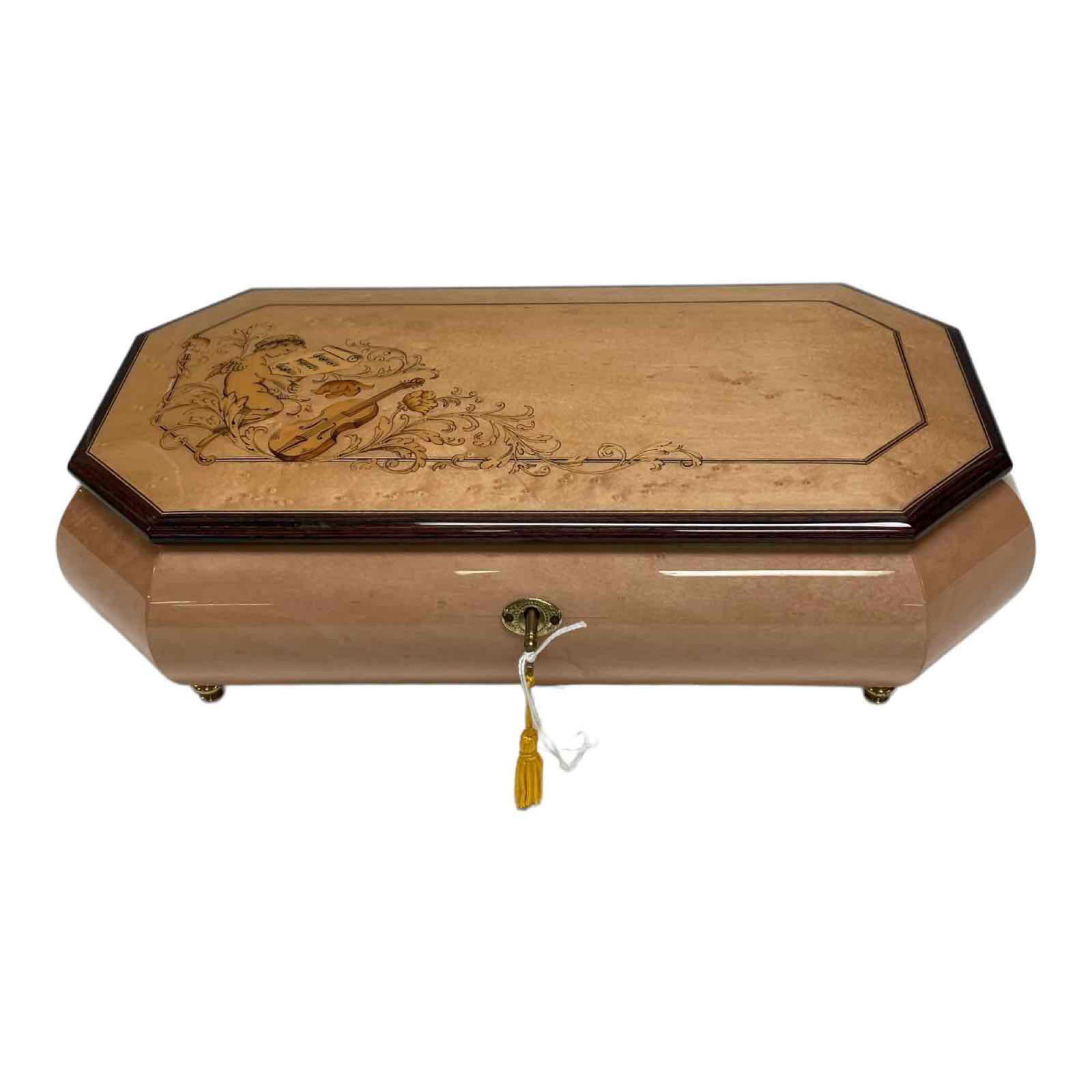 REUGE Edelweiss Swiss Music Box Jewelry Box (1 of 13)