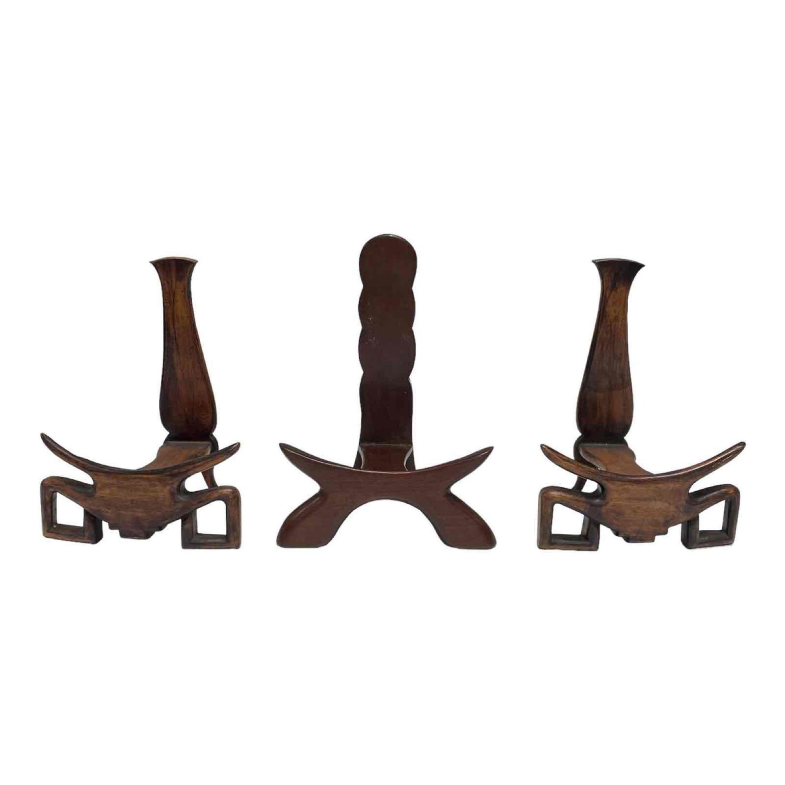 Three (3) Vintage Wooden Display Easel Stands (1 of 15)