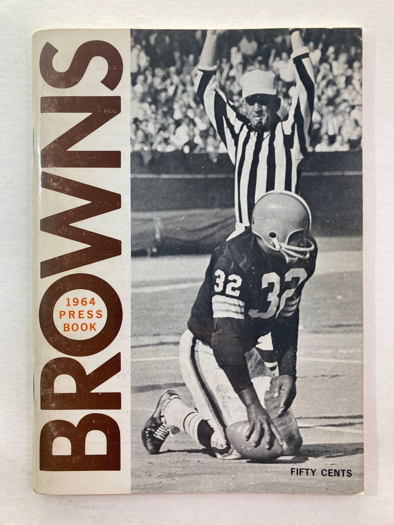 1964 Cleveland Browns Press/Media Guide (1 of 10)