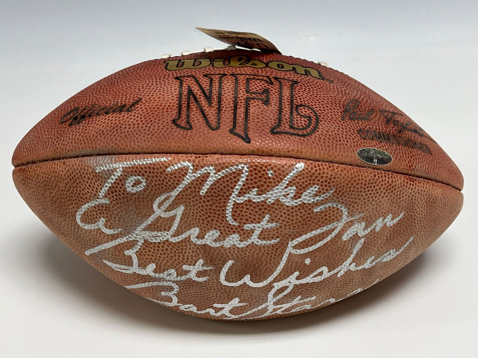 Bart Starr Signed and Inscribed NFL Football (1 of 7)
