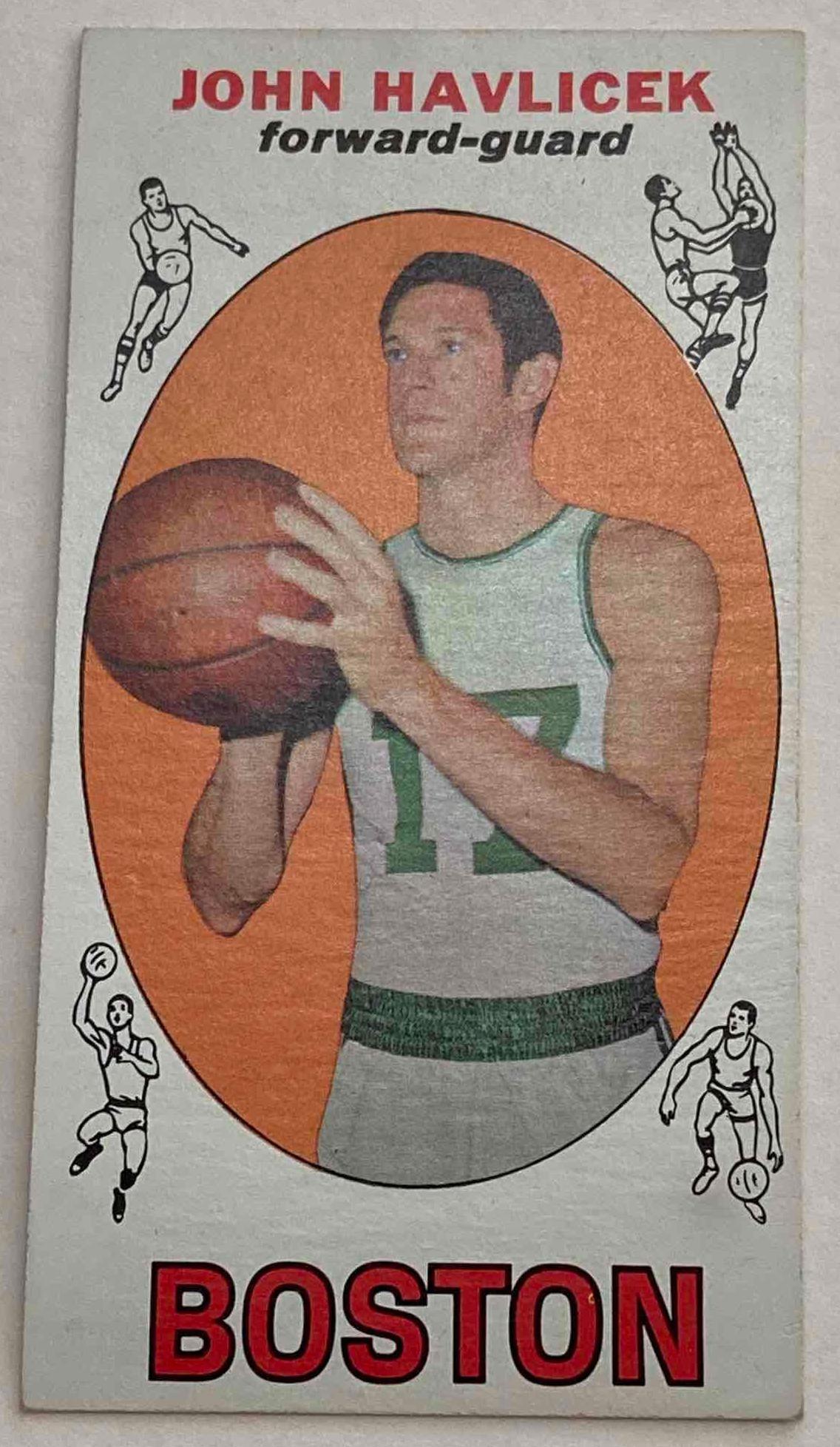 1969 Topps Basketball #20 John Havlicek Rookie Card (1 of 6)