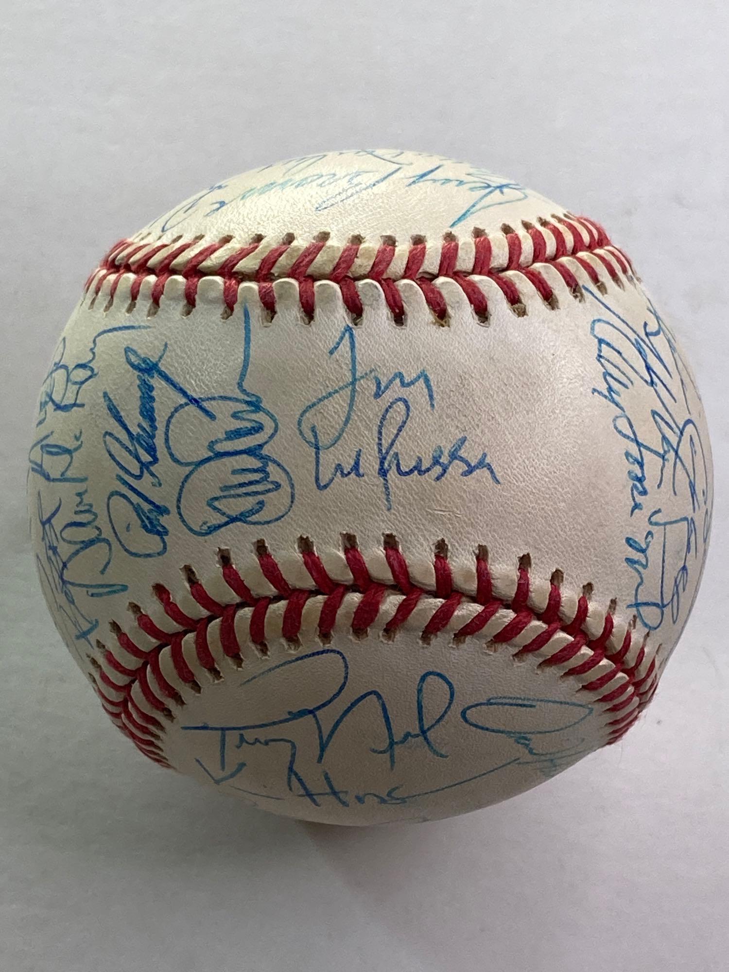 1993 Oakland A's Team Signed Baseball (1 of 10)
