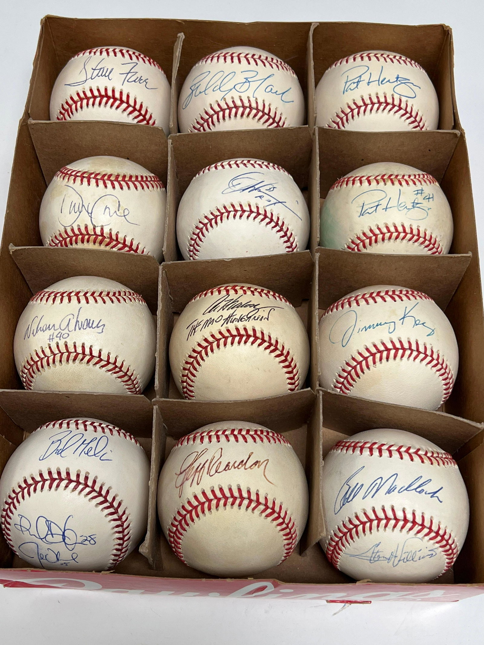 One Dozen MLB Autographed Baseballs w/ Pitchers (1 of 4)