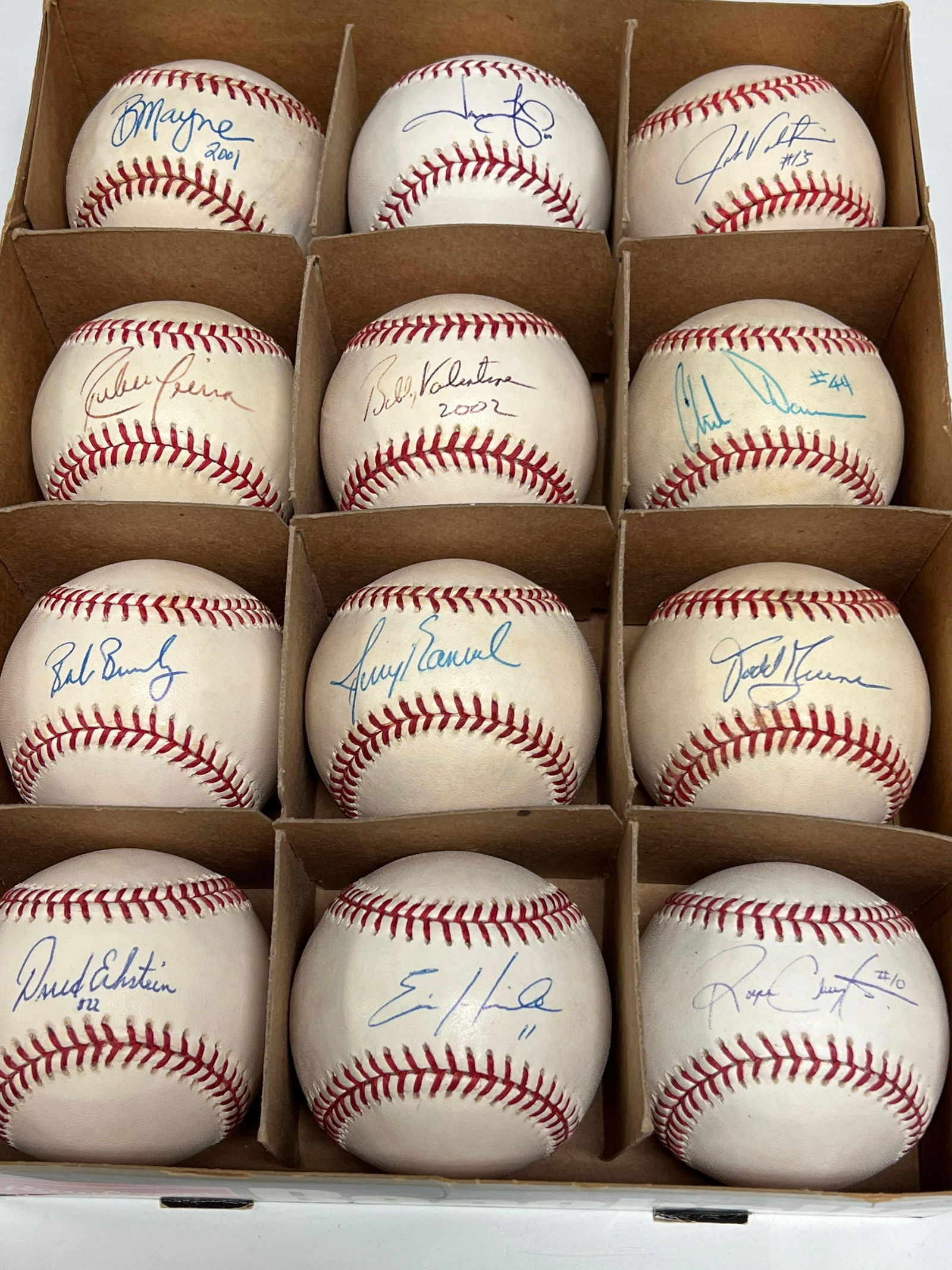 One Dozen Autographed MLB Baseballs w/ Stars (1 of 5)