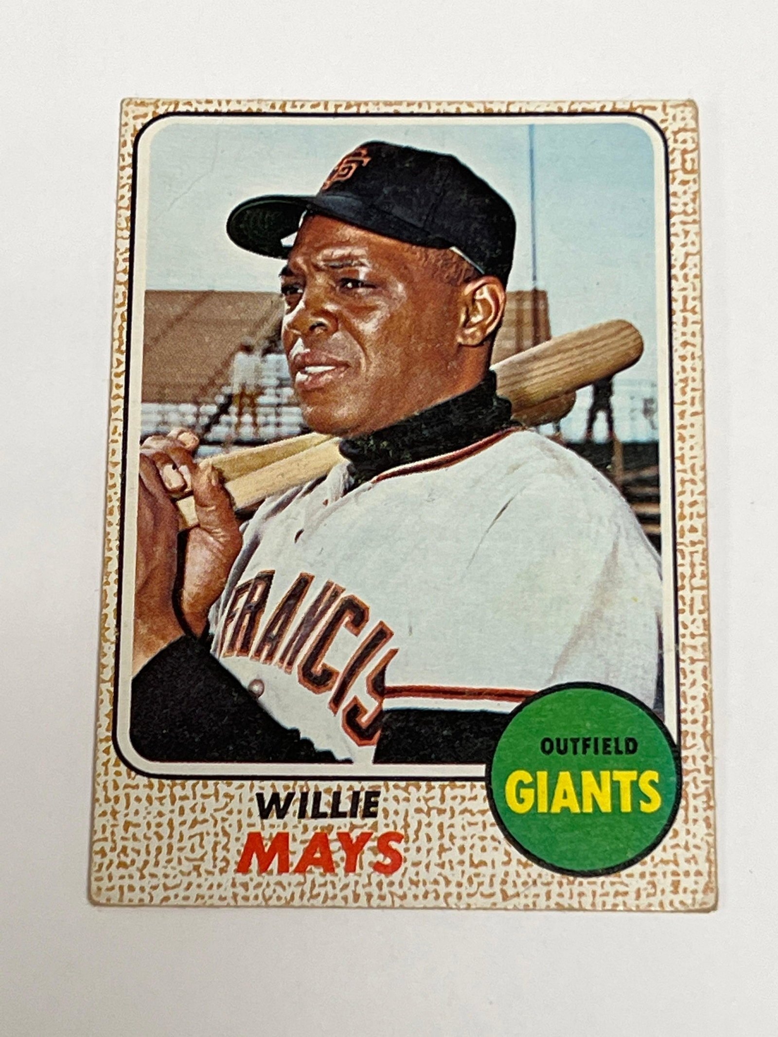 1968 Topps #50 Willie Mays Giants (1 of 4)