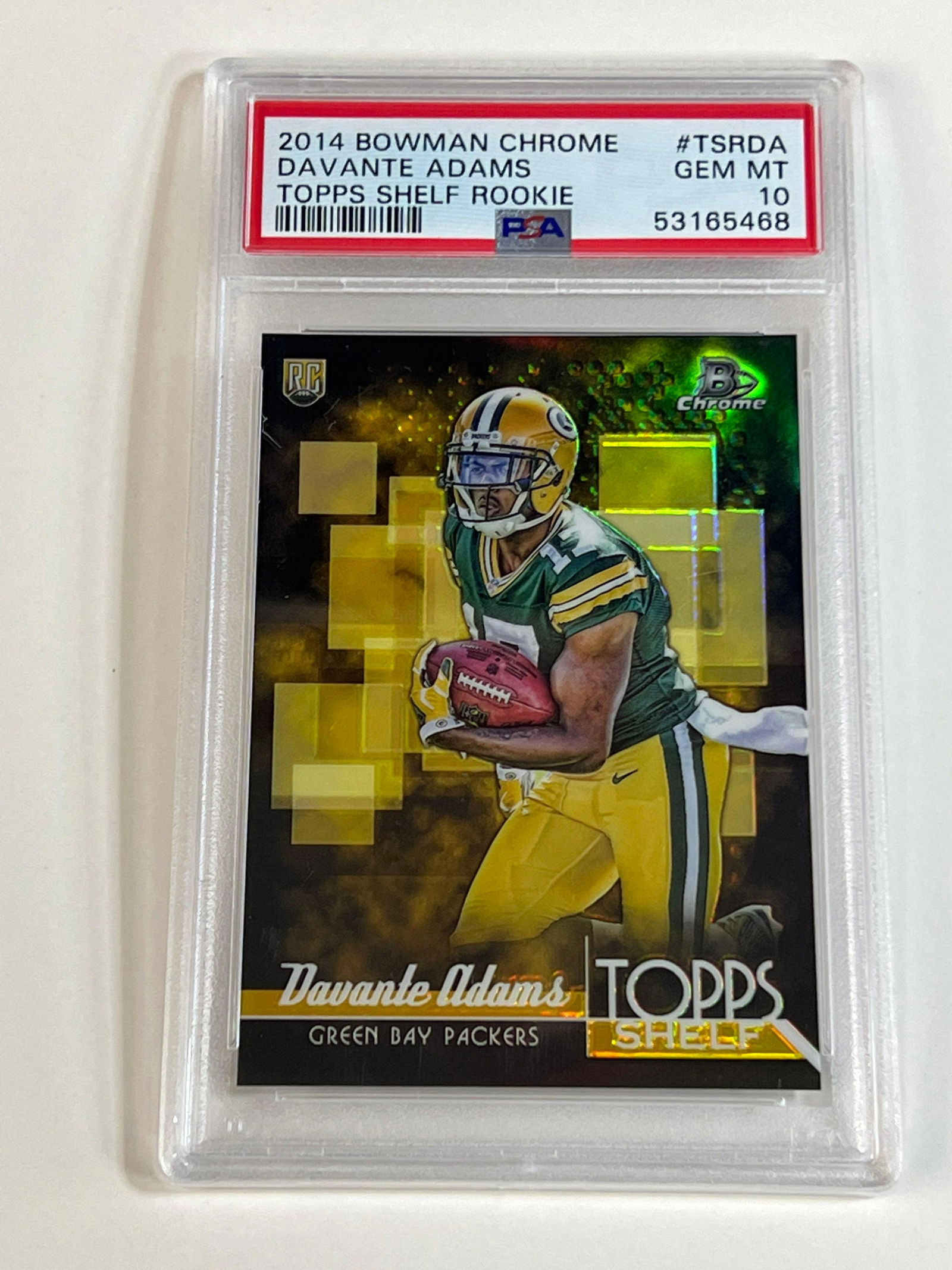 2014 Bowman Chrome Topps Shelf Rookie Davante Adams PSA 10 - POP of 11 (1 of 6)