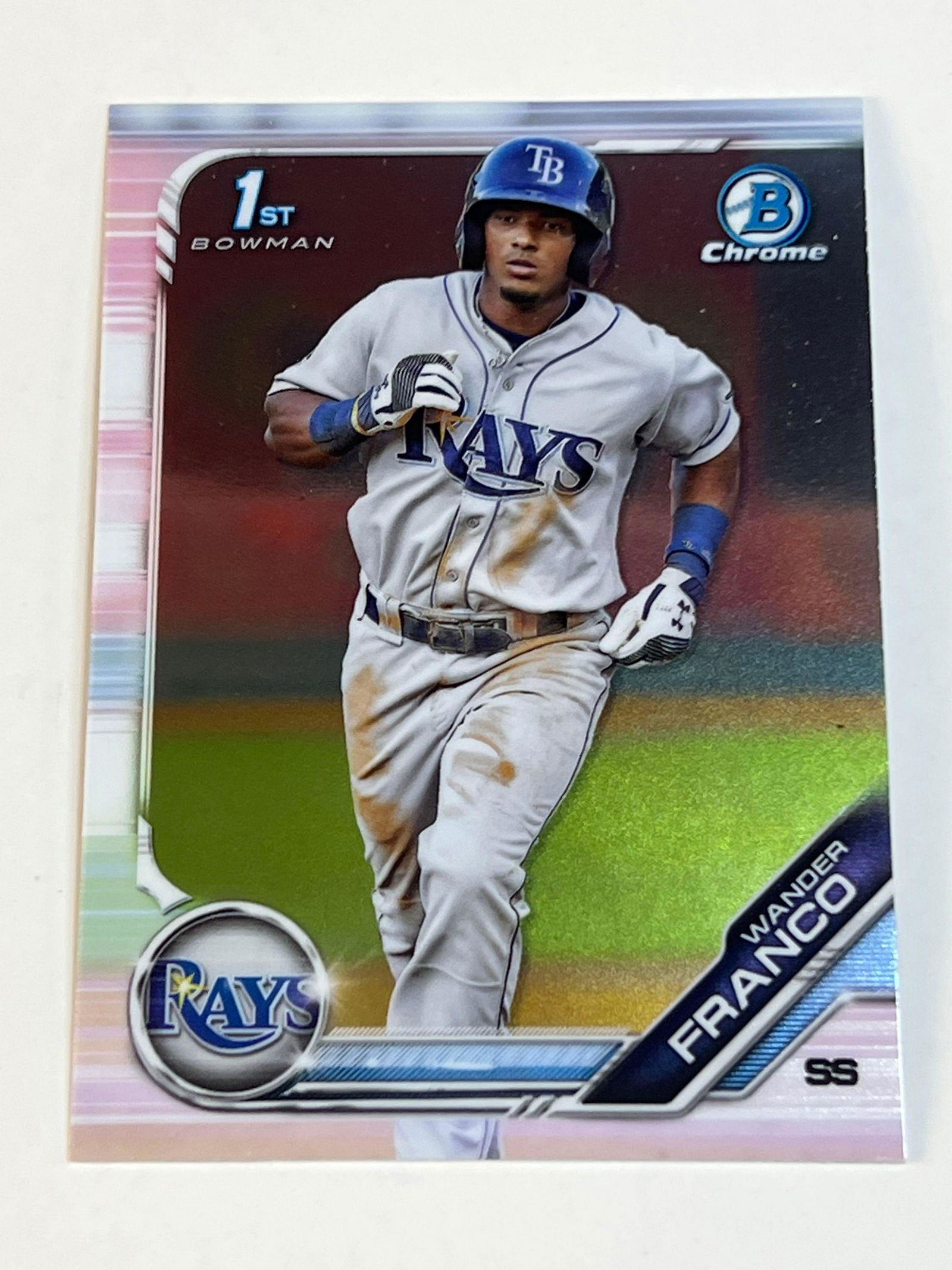 2019 Bowman Chrome Prospects Wander Franco Rookie Card (1 of 6)