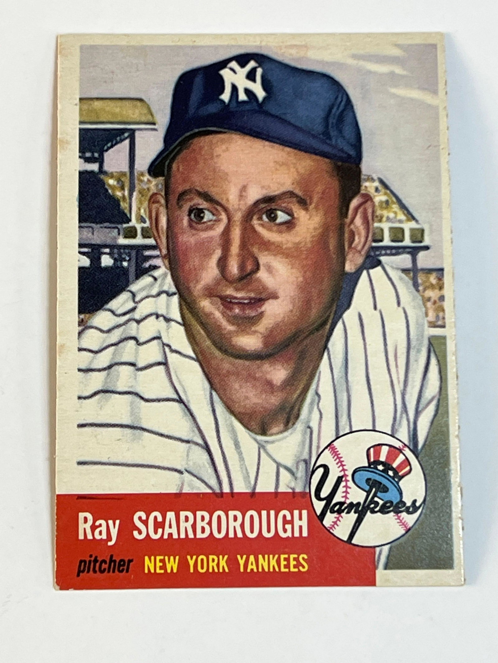 1953 Topps #213 Ray Scarborough EXMT New York Yankees (1 of 6)
