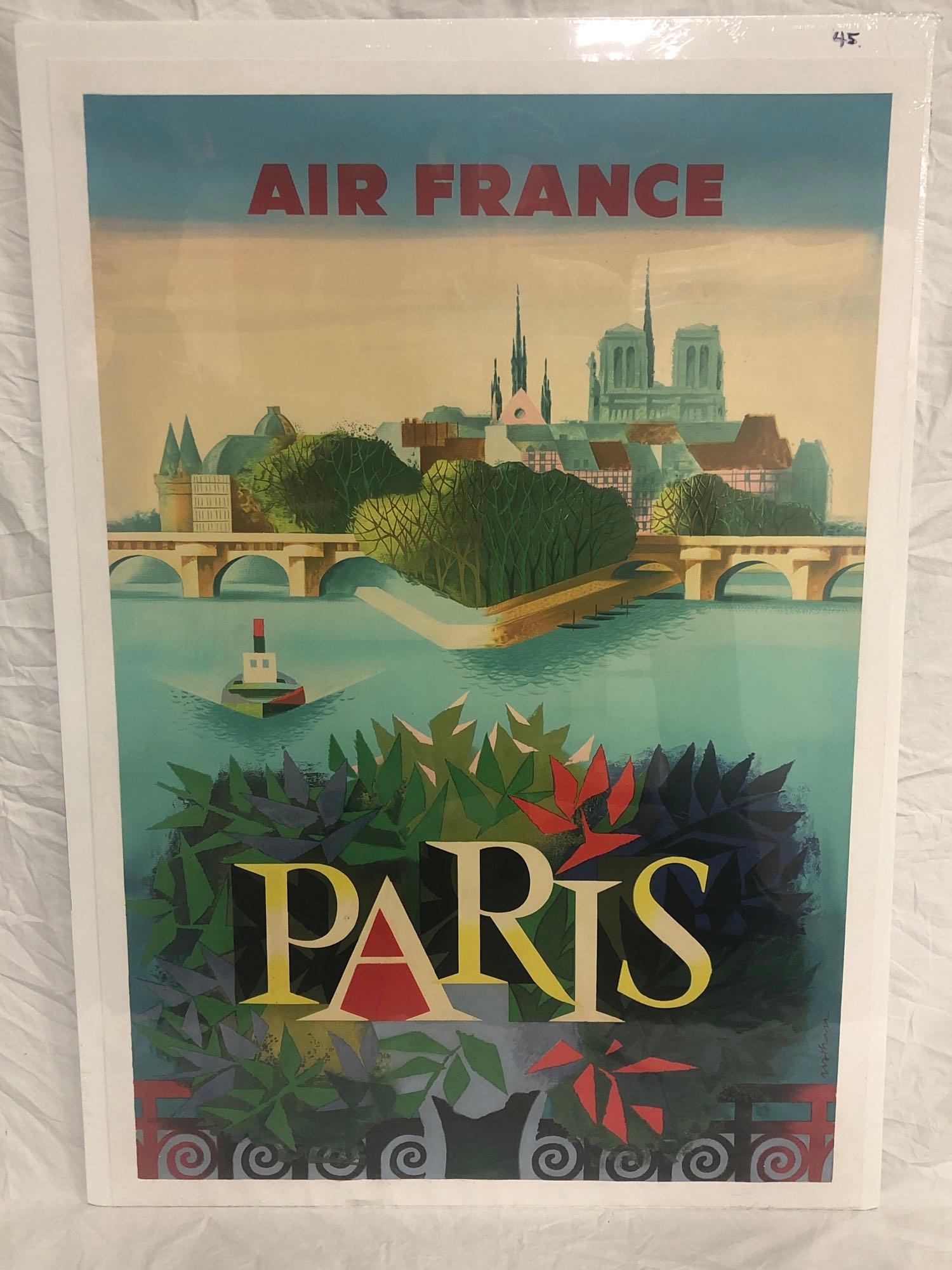 France - Paris Air France travel poster (1 of 3)