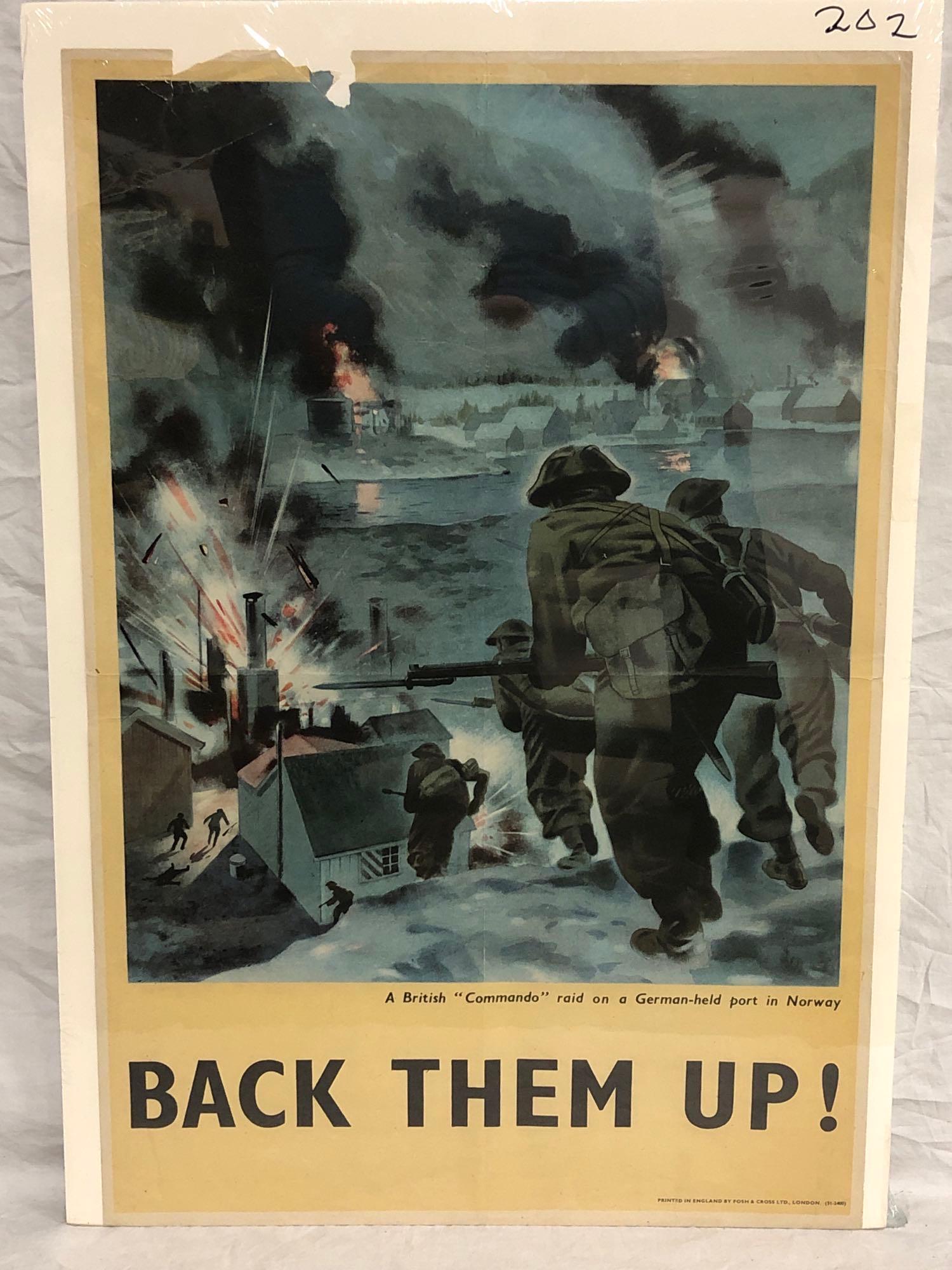 Back Them Up! - WWI poster (1 of 3)