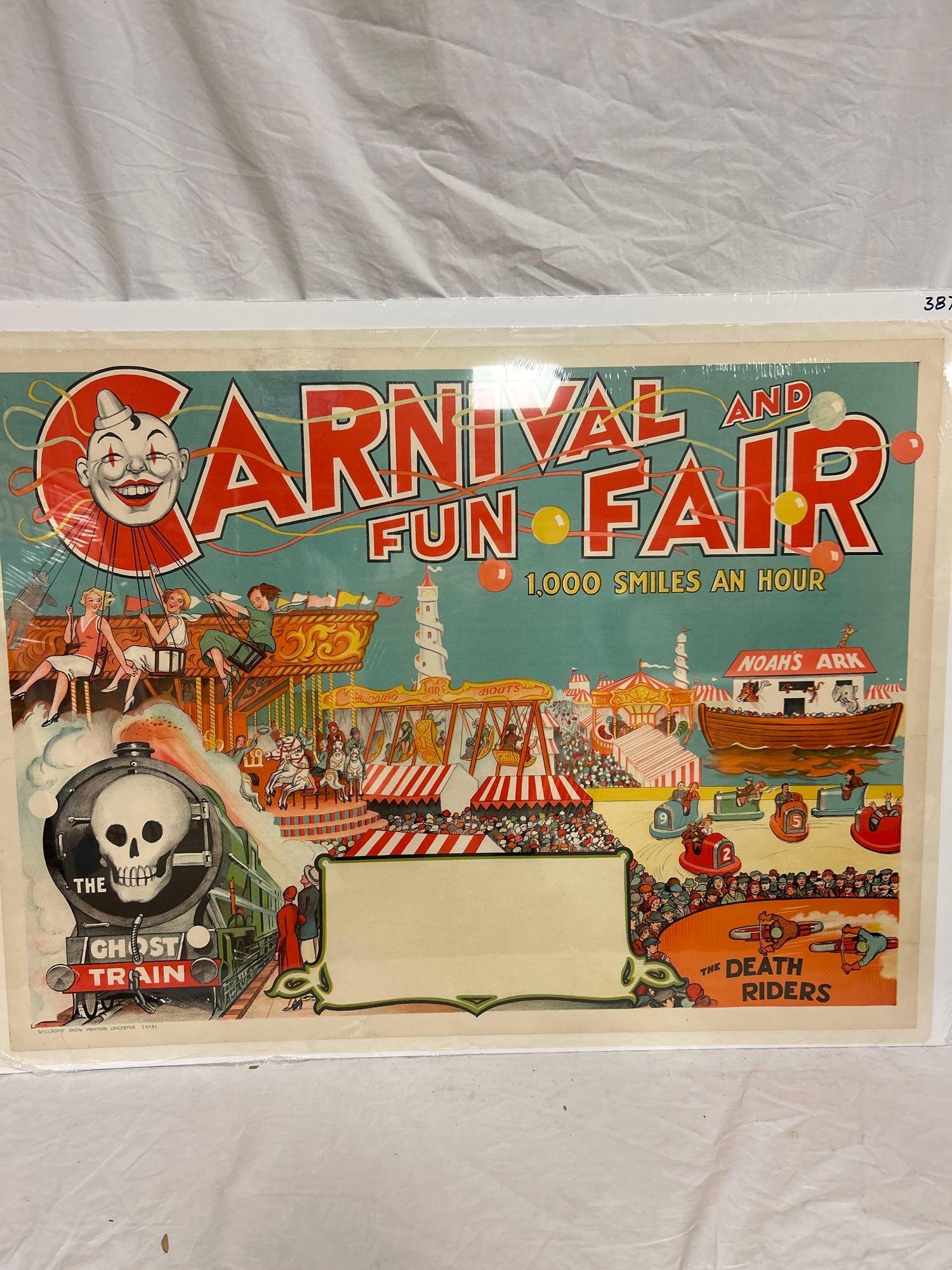 Carnival and Fun Fair - circus poster (1 of 2)