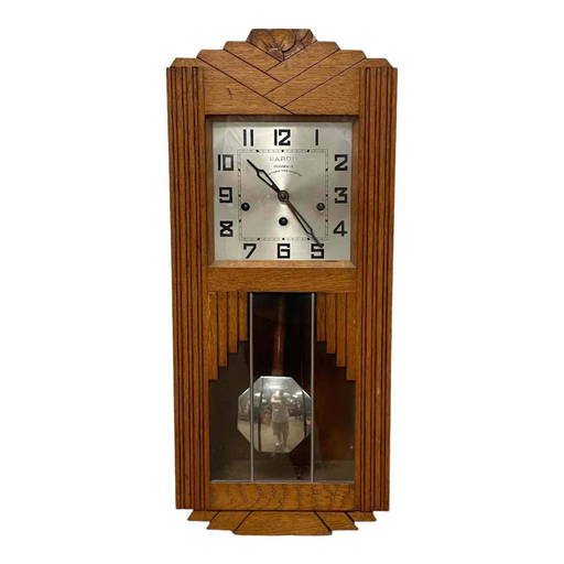 Art Deco Baron Bordeaux Veritable Westminster Wall Clock