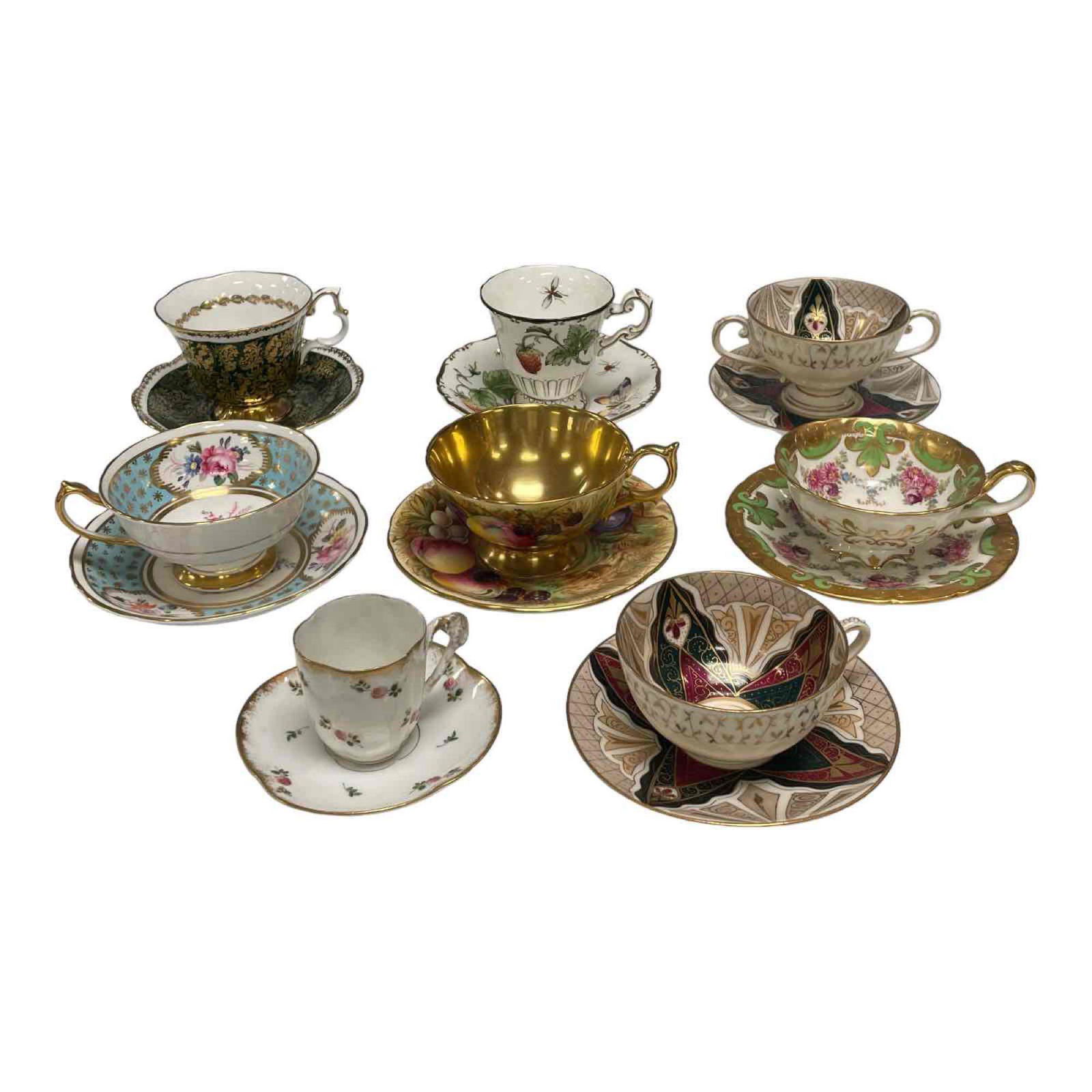 Group of Eight (8) Cups and Saucers Collection (1 of 20)