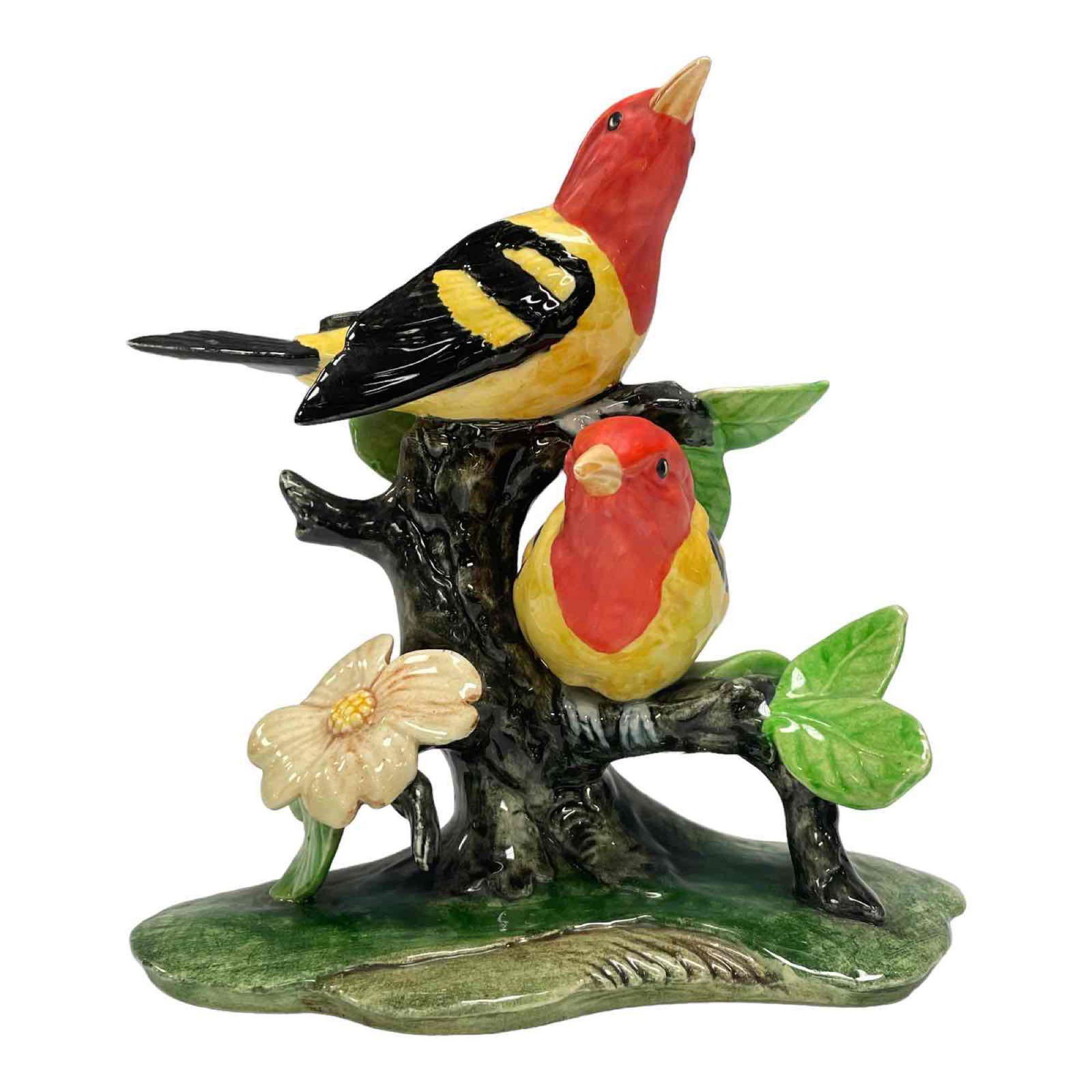 Stangl #3750D Double Western Tanagers Pottery Birds (1 of 16)