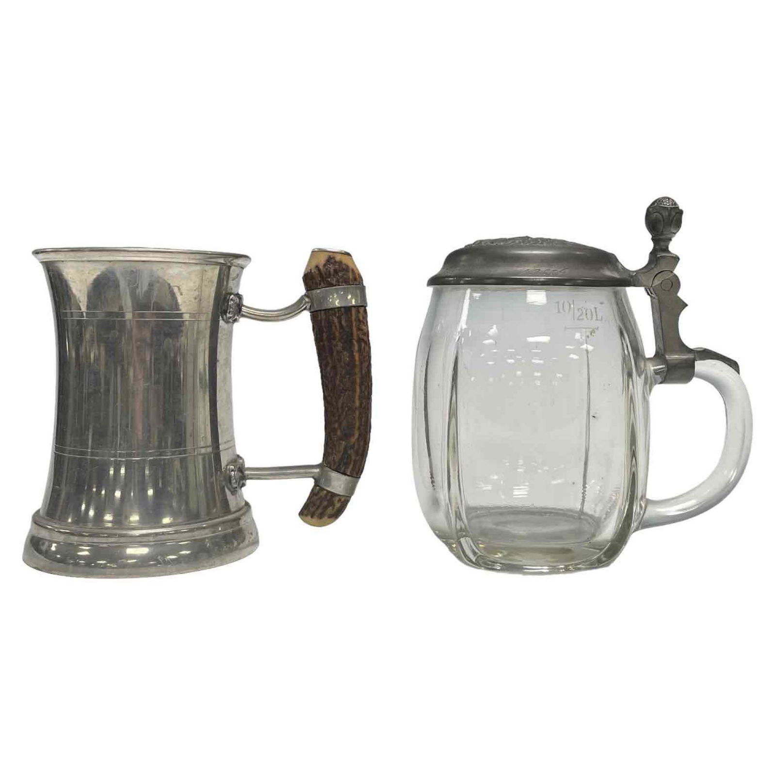 Two Unusual Antique English / German Beer Steins (1 of 20)