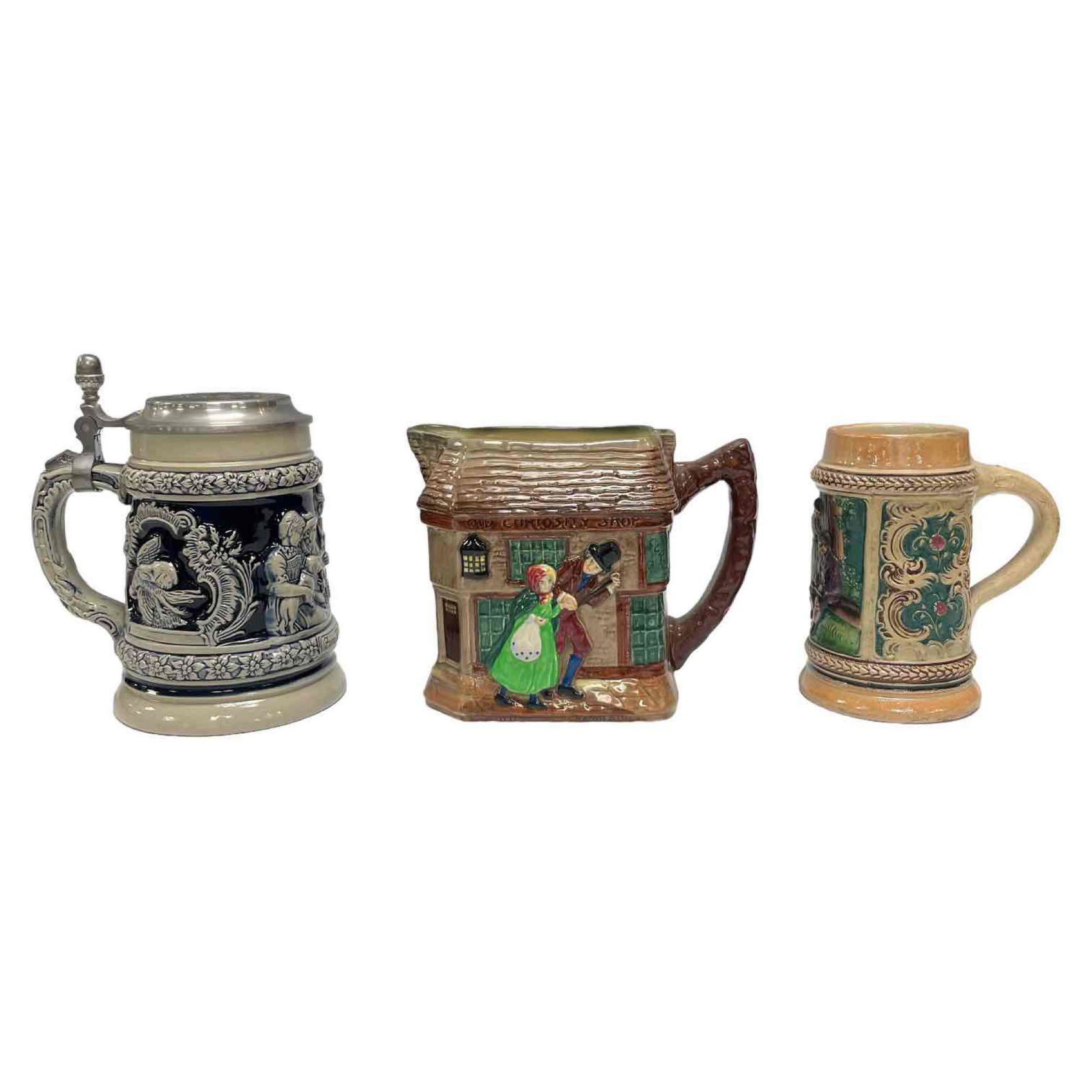 Two German Beer Steins and Royal Doulton Pitcher (1 of 19)