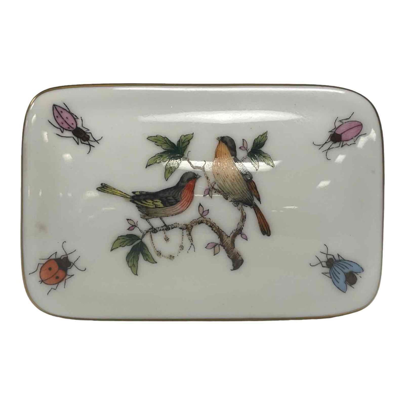HEREND Herend Rothschild Bird Lidded Box (1 of 11)