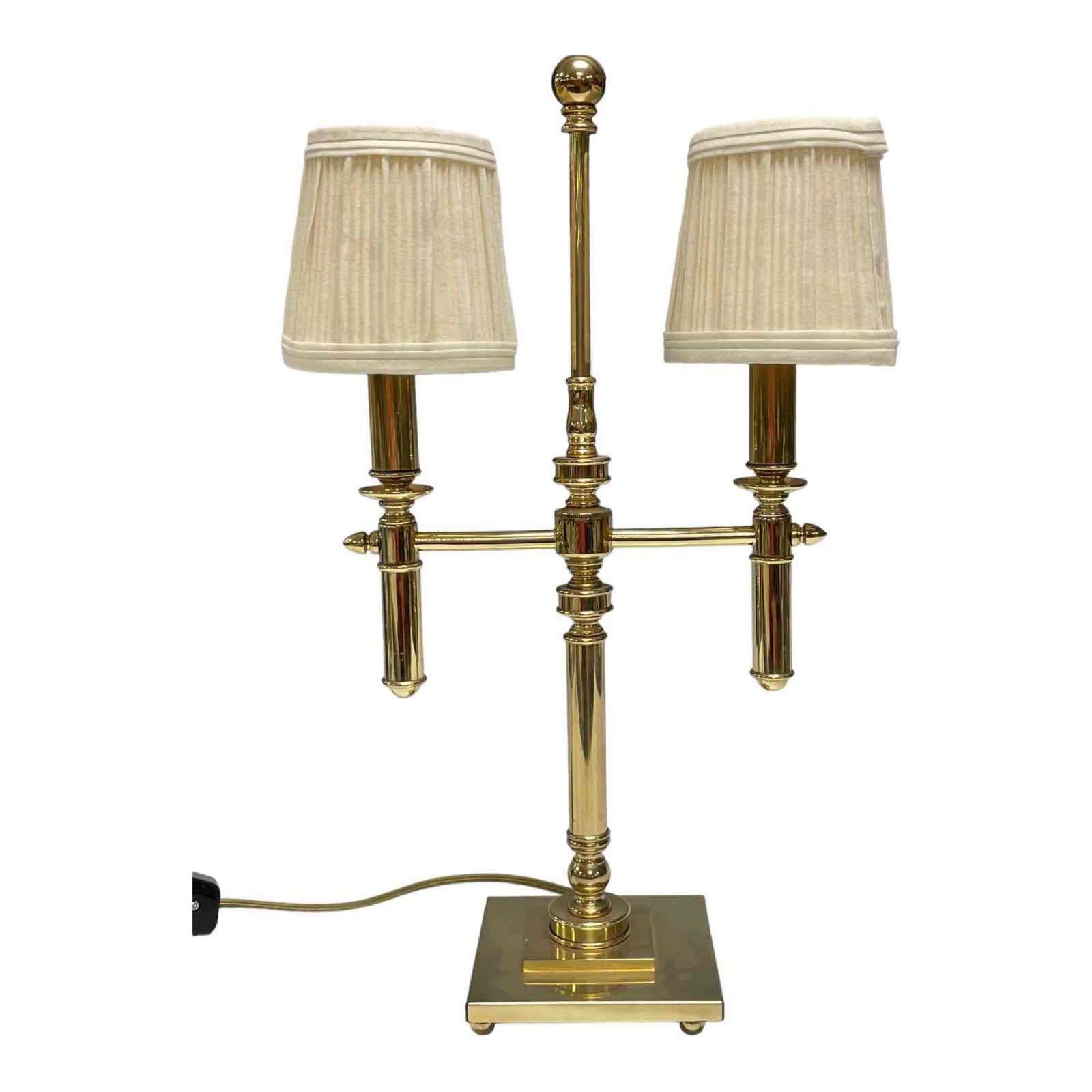 Reed and Barton Double Brass Candelabra Lamp (1 of 15)