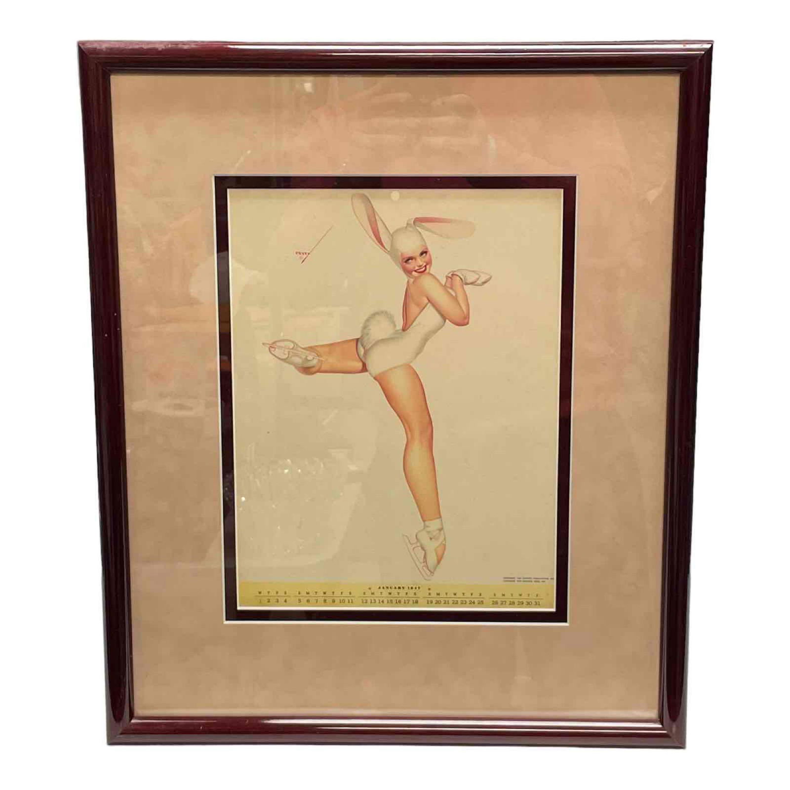 Pin Up Girl Poster Calendar 1947 George Petty (1 of 11)