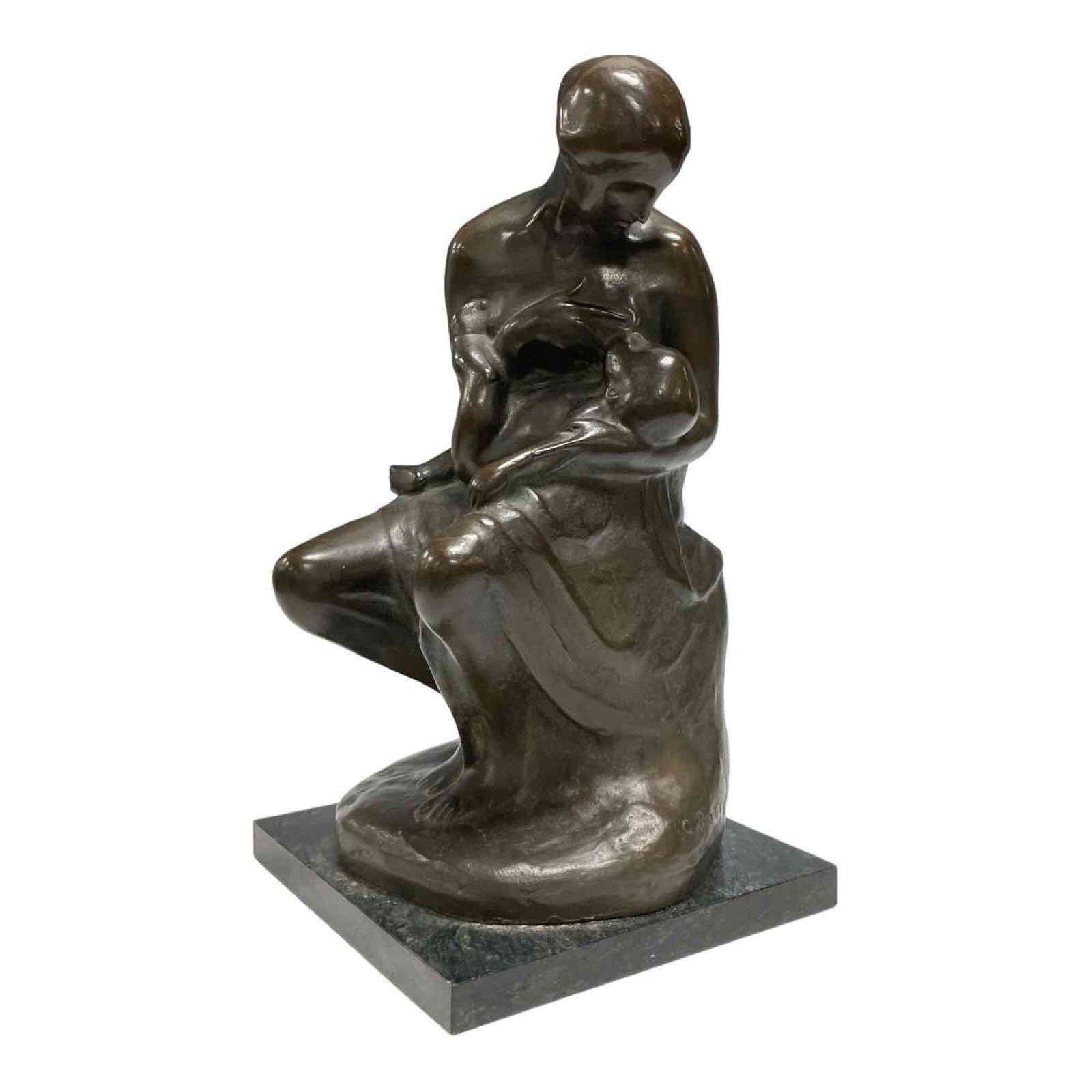 MATERNITA - Claudio Botta(Italian 1891 - 1958) Bronze Sculpture (1 of 18)