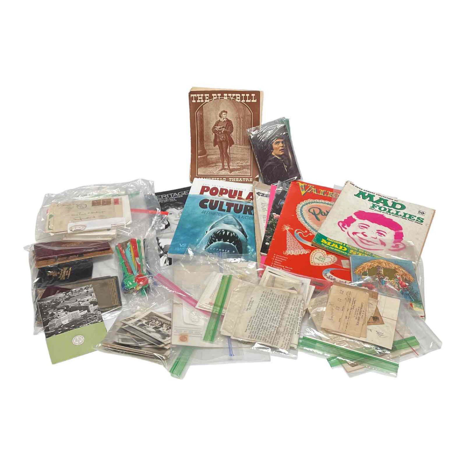 Large Vintage Paper Ephemera Group Lot (1 of 18)