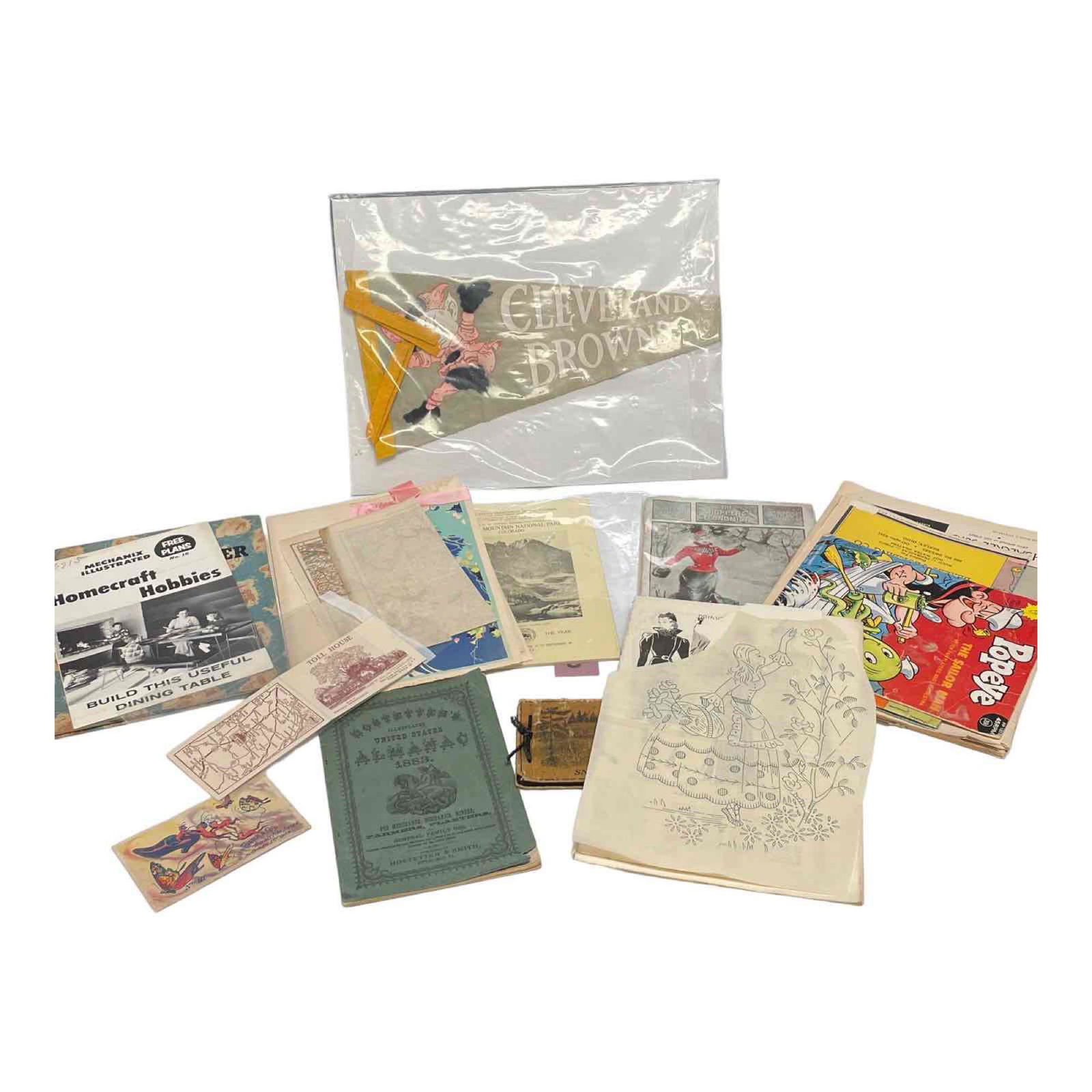 Paper Ephemera Sports and  Collectibles Group Lot (1 of 11)