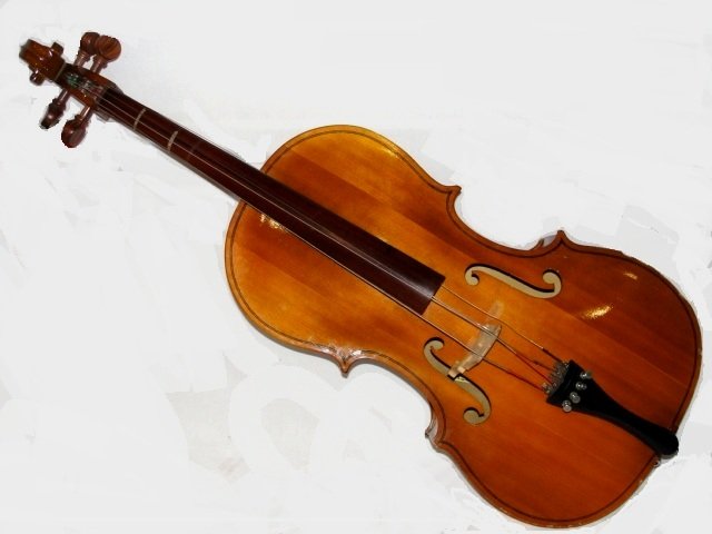 Cello Labeled Englehart School Model 111: American made. Serial # 40506 Condition overall very good having some normal edge rib losses..Close-grained, fully arched spruce top produces sweet, loud tone. Curly maple back, hard maple neck, two p