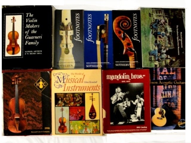 Violin Reference Books & Magazines 35 Total: Condition used. 6-7 book, rest are various type magazines. From retired old Violin instrument dealer selling absolute)