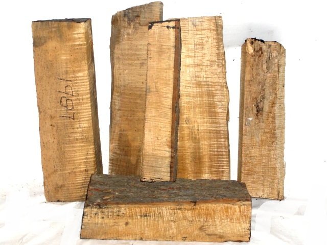 Lot Of Maple Violin Wood For Backs: Condition good usable wood.