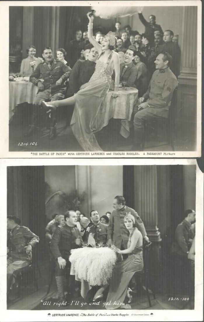 Gertrude Lawrenece - The Battle of Paris - original stills (1 of 7)