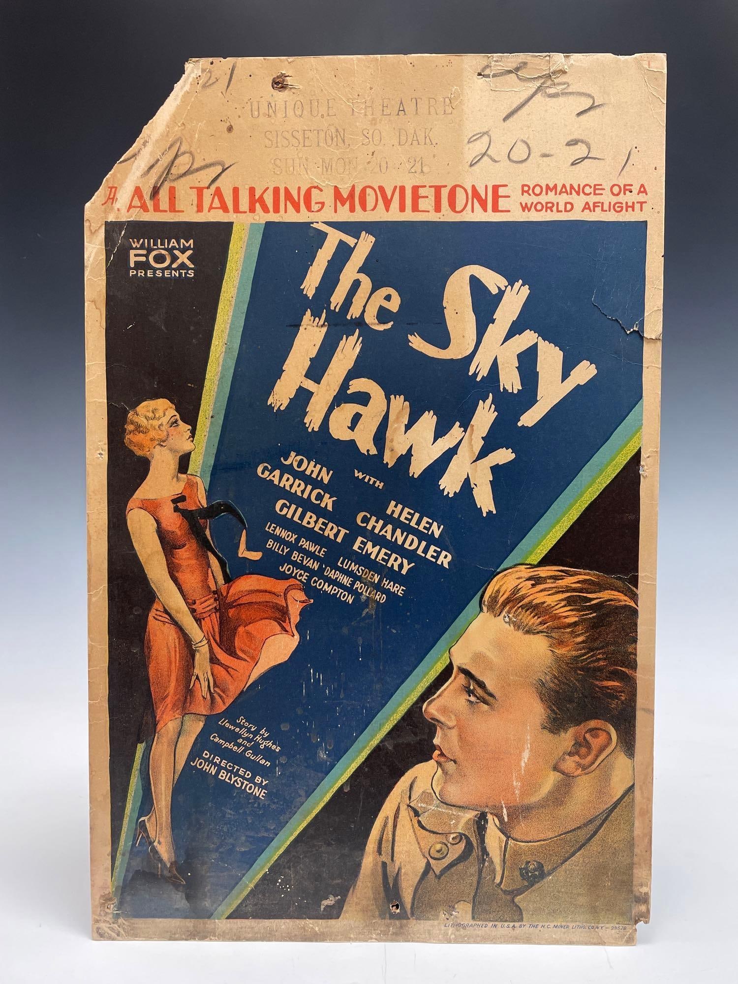 The Sky Hawk - window card (1 of 9)