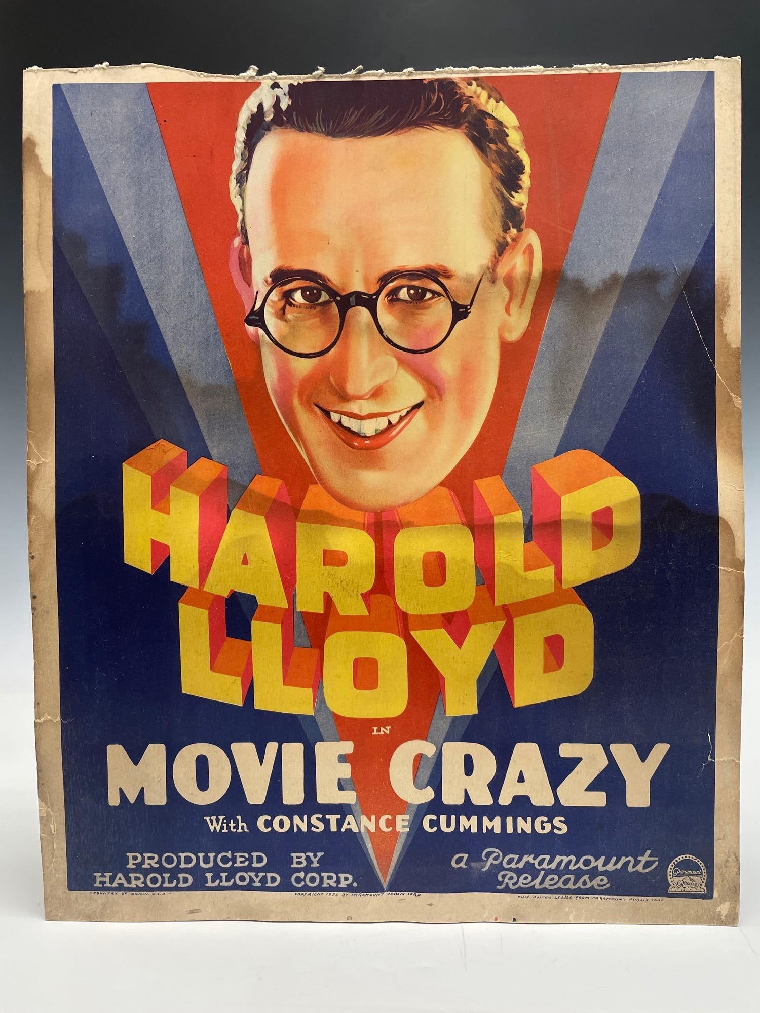 Movie Crazy - window card (1 of 6)