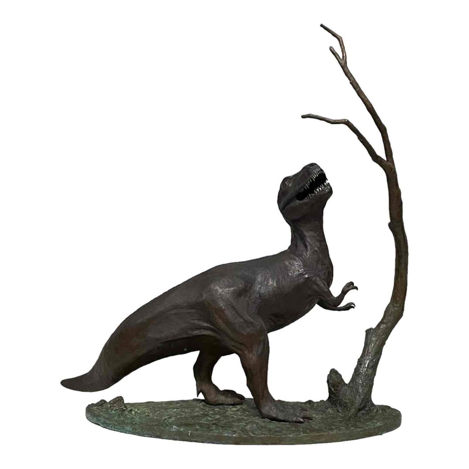 Incredible Signed and Numbered 2/15 Bronze Dinosaur Sculpture (1 of 20)