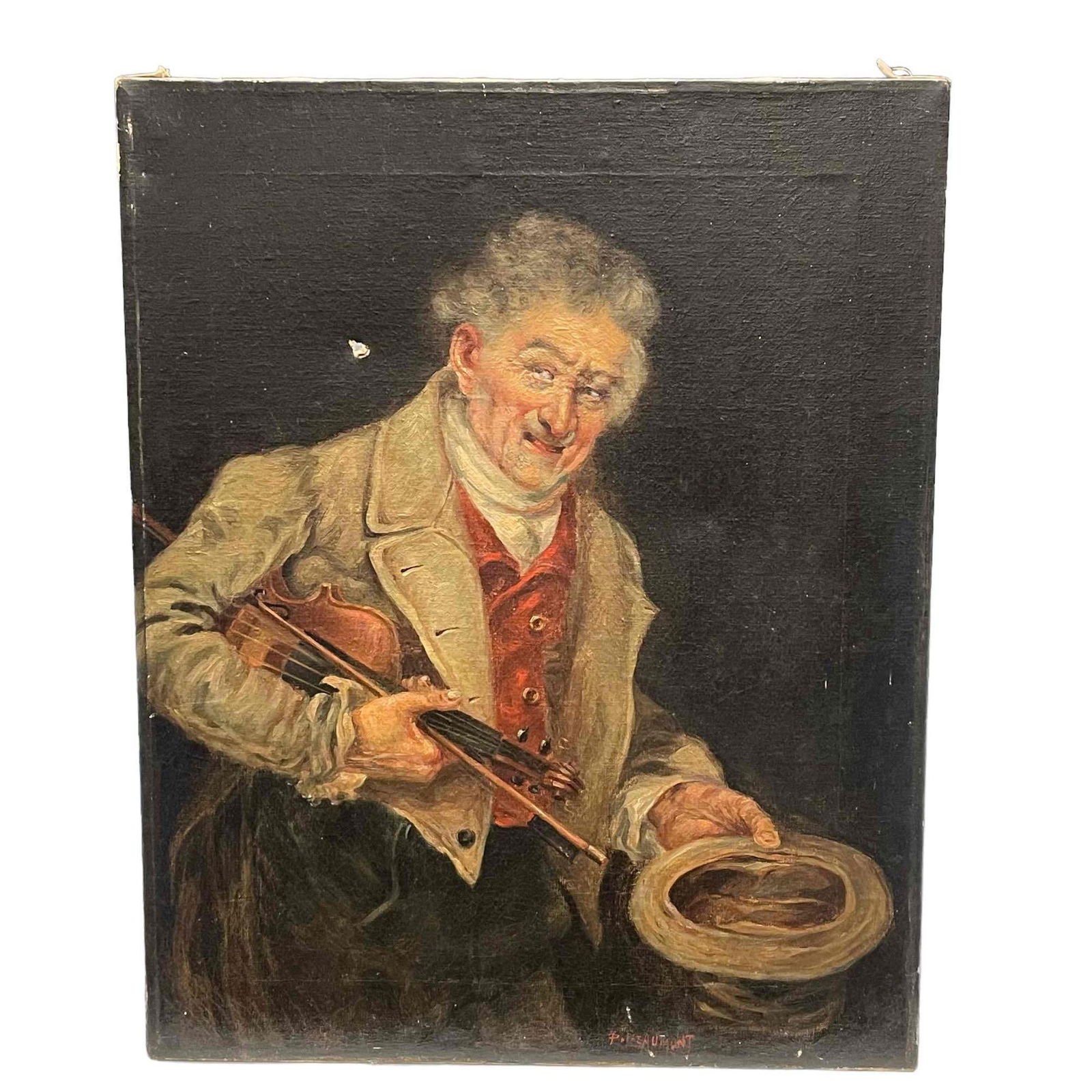 Thomas Dalton Beaumont Oil on Canvas Genre Painting (1 of 11)