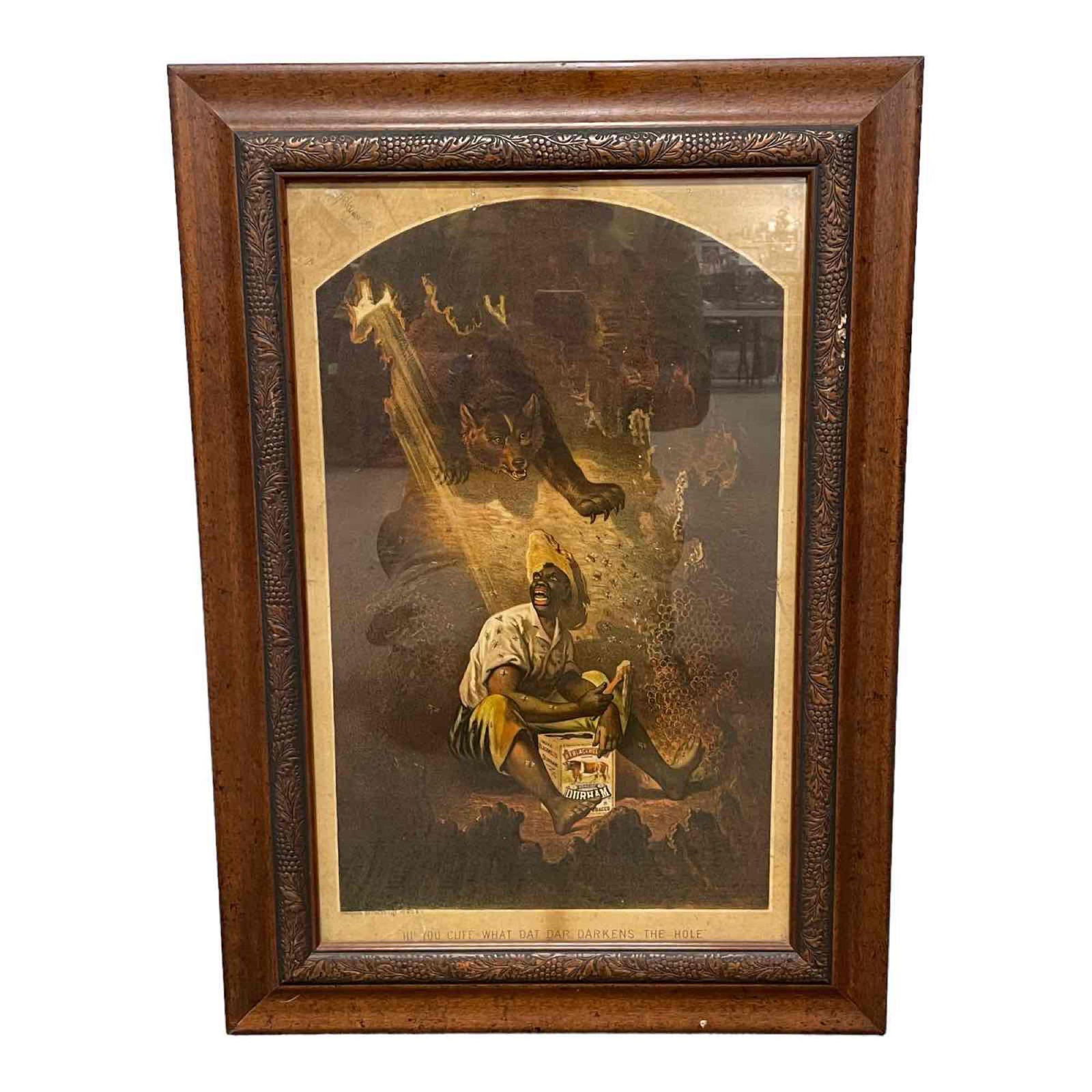 Blackwells Durham Chromolithograph Framed Advertising (1 of 16)