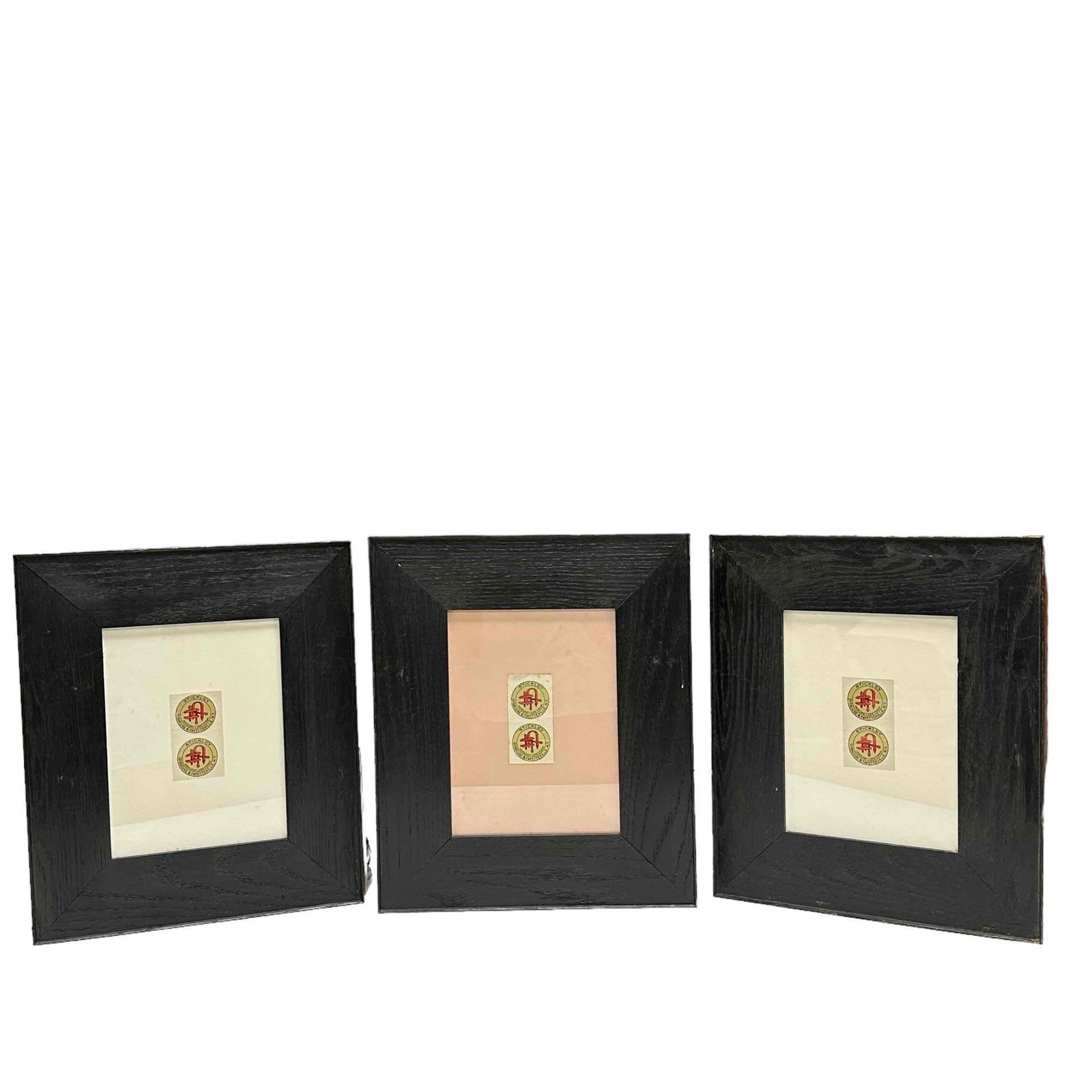 Three Arts and Crafts Mission Oak Frames with Stickley Labels (1 of 15)