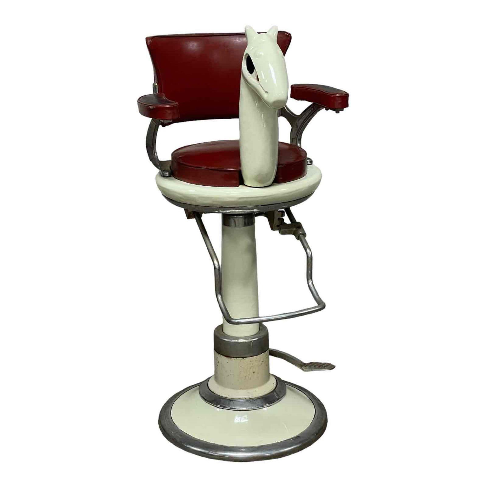 1930's Child's Horse Head Barber Chair (1 of 20)