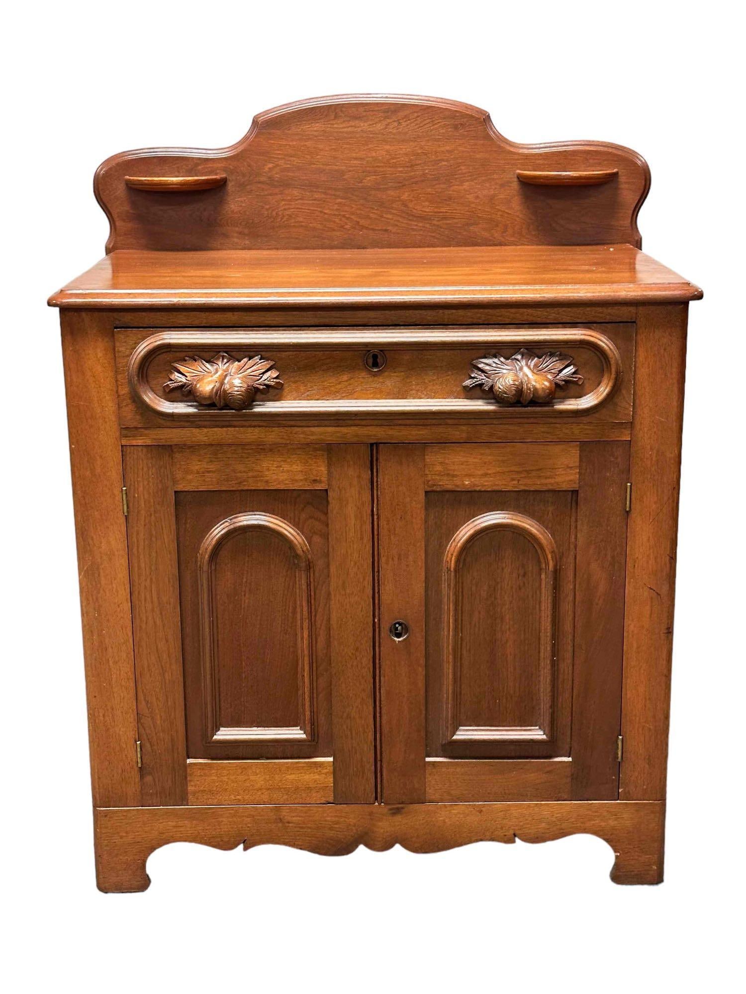 19th Century American Walnut Washstand (1 of 19)
