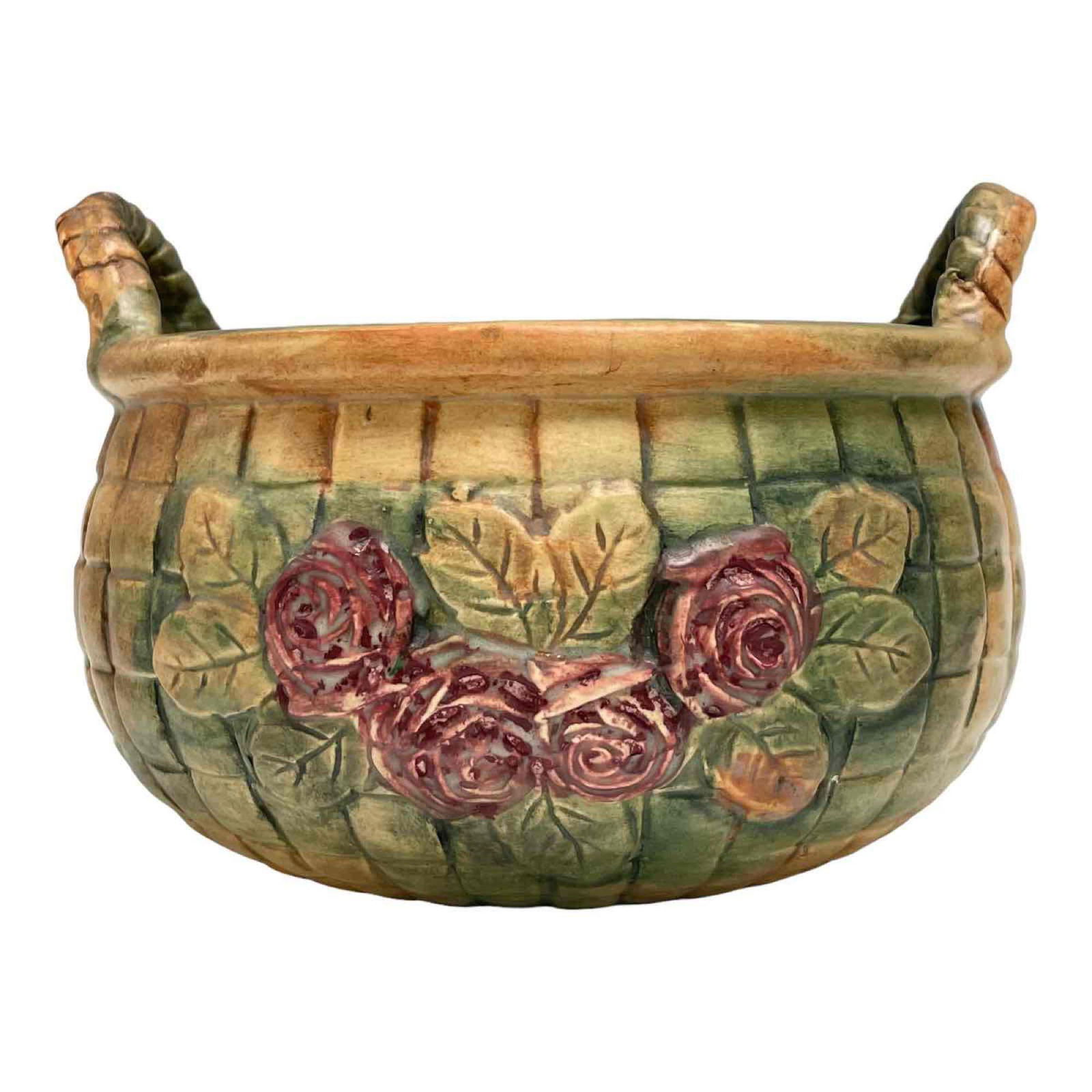 Weller Pottery Double Handled Cache Bowl (1 of 15)