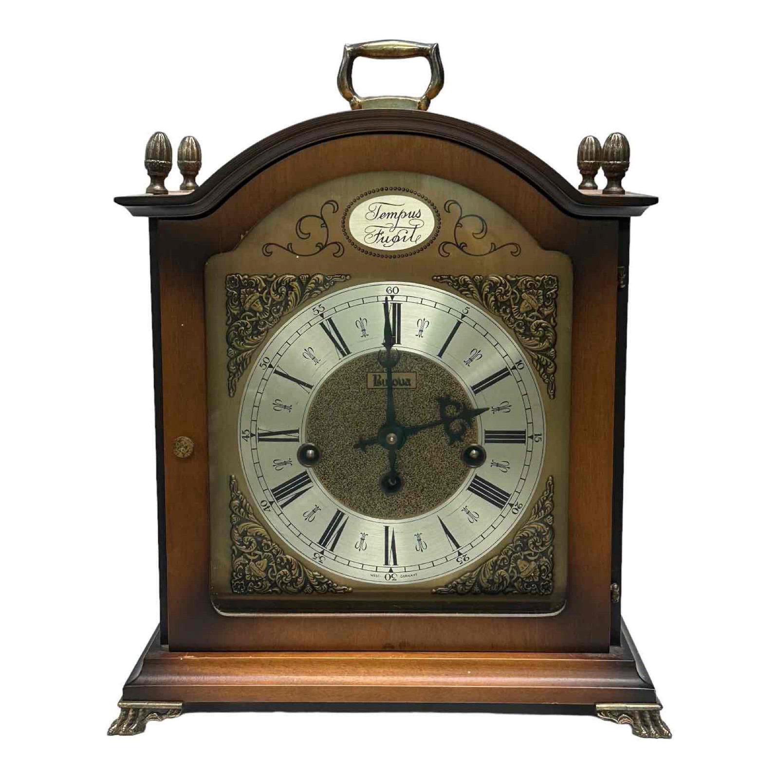 Bulova Watch Company Mantle Clock 340-020 - Germany (1 of 20)