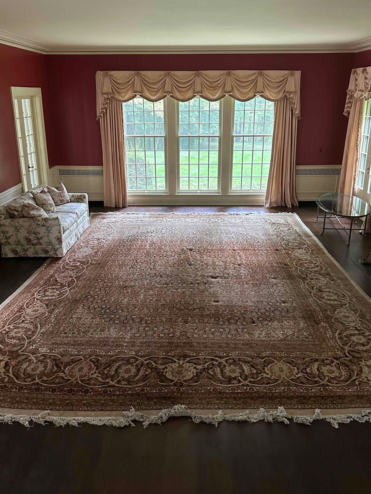Palatial Size Antique Sarouk Room Sized Rug (1 of 7)