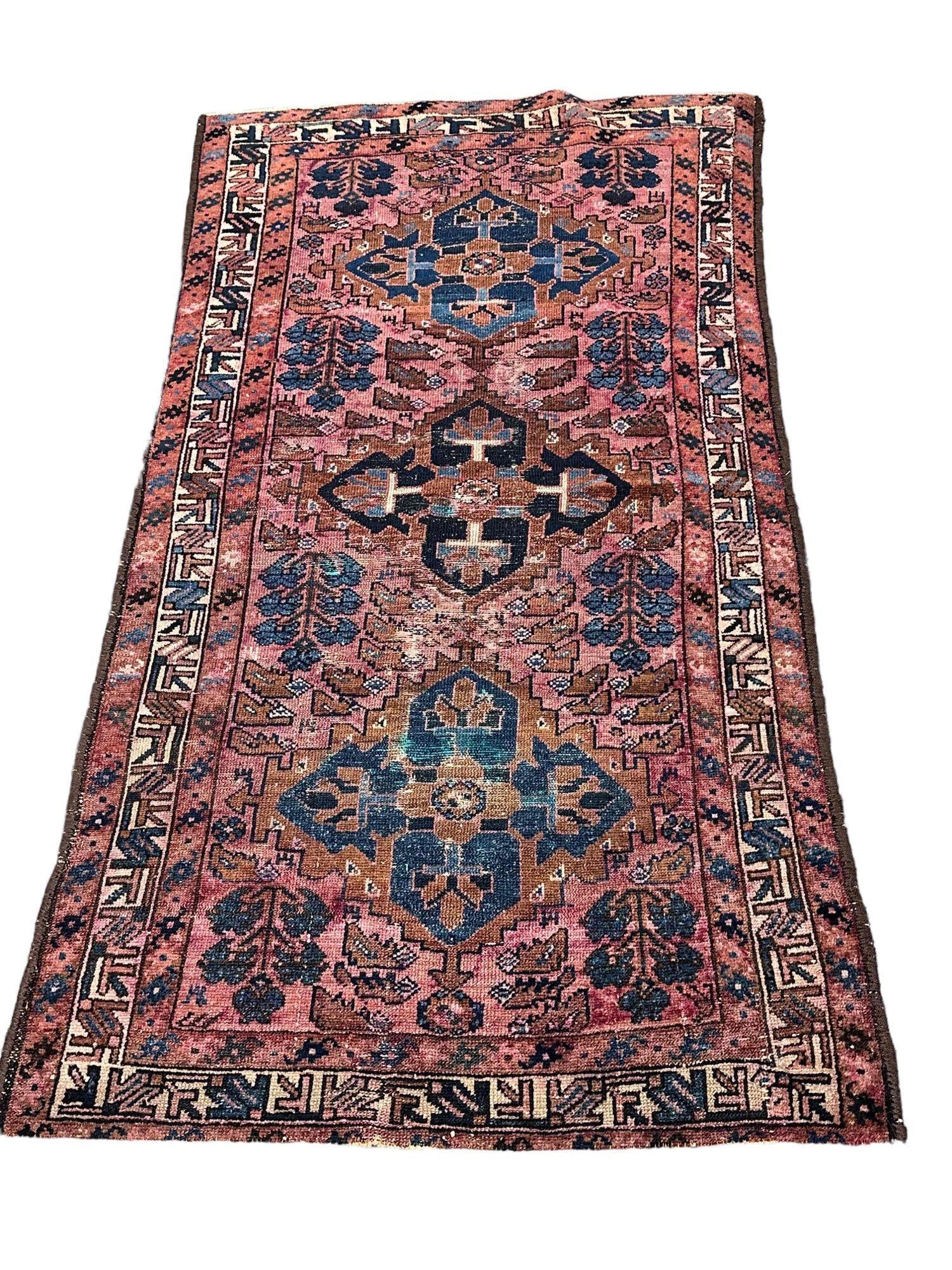 Semi Antique Persian Carpet  - 3.5ft x 6ft (1 of 16)