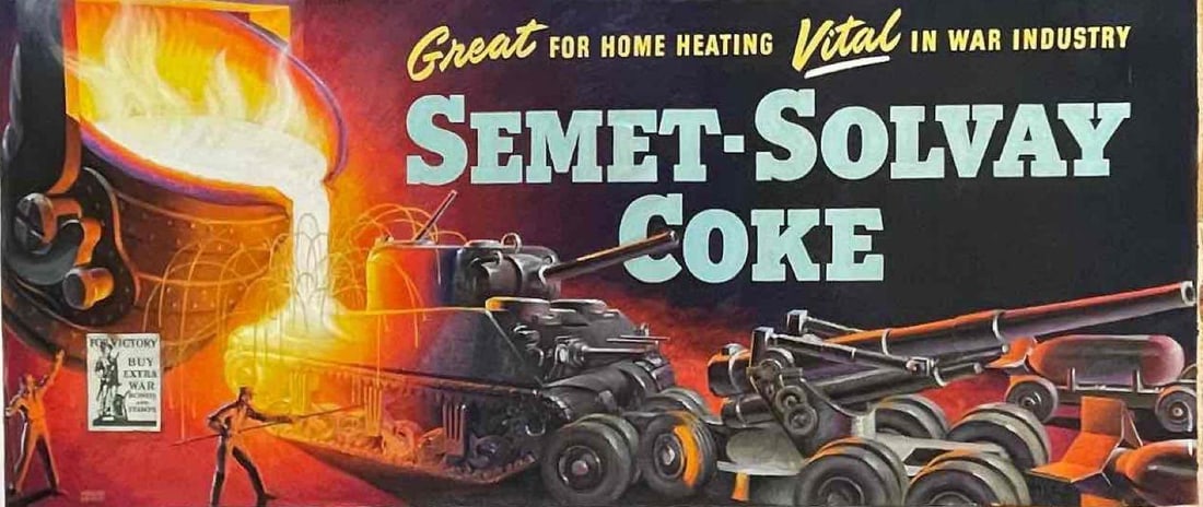 Waldo Bemis SEMET-SOLVAY COKE Oil on Canvas (1 of 16)